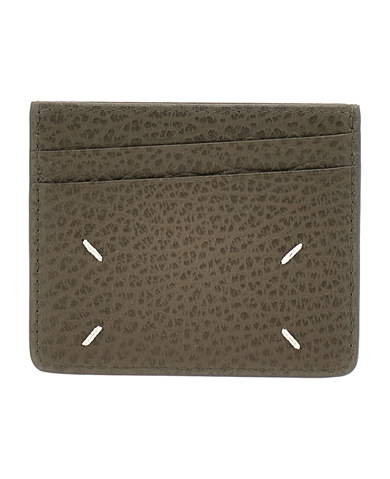 Maison Margiela 'four Stitches' Card Holder - Gray