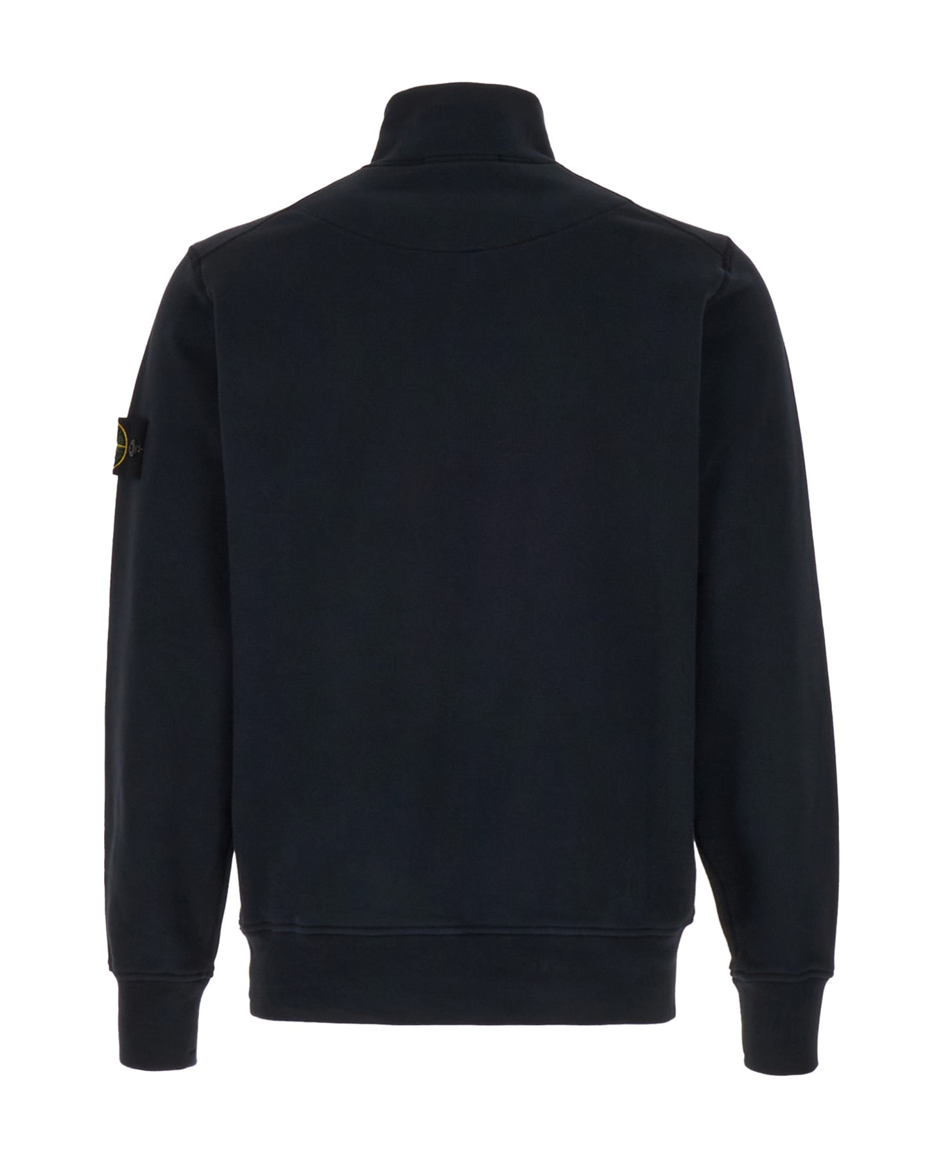 Stone Island Midnight Blue Cotton Sweatshirt - NAVY BLUE