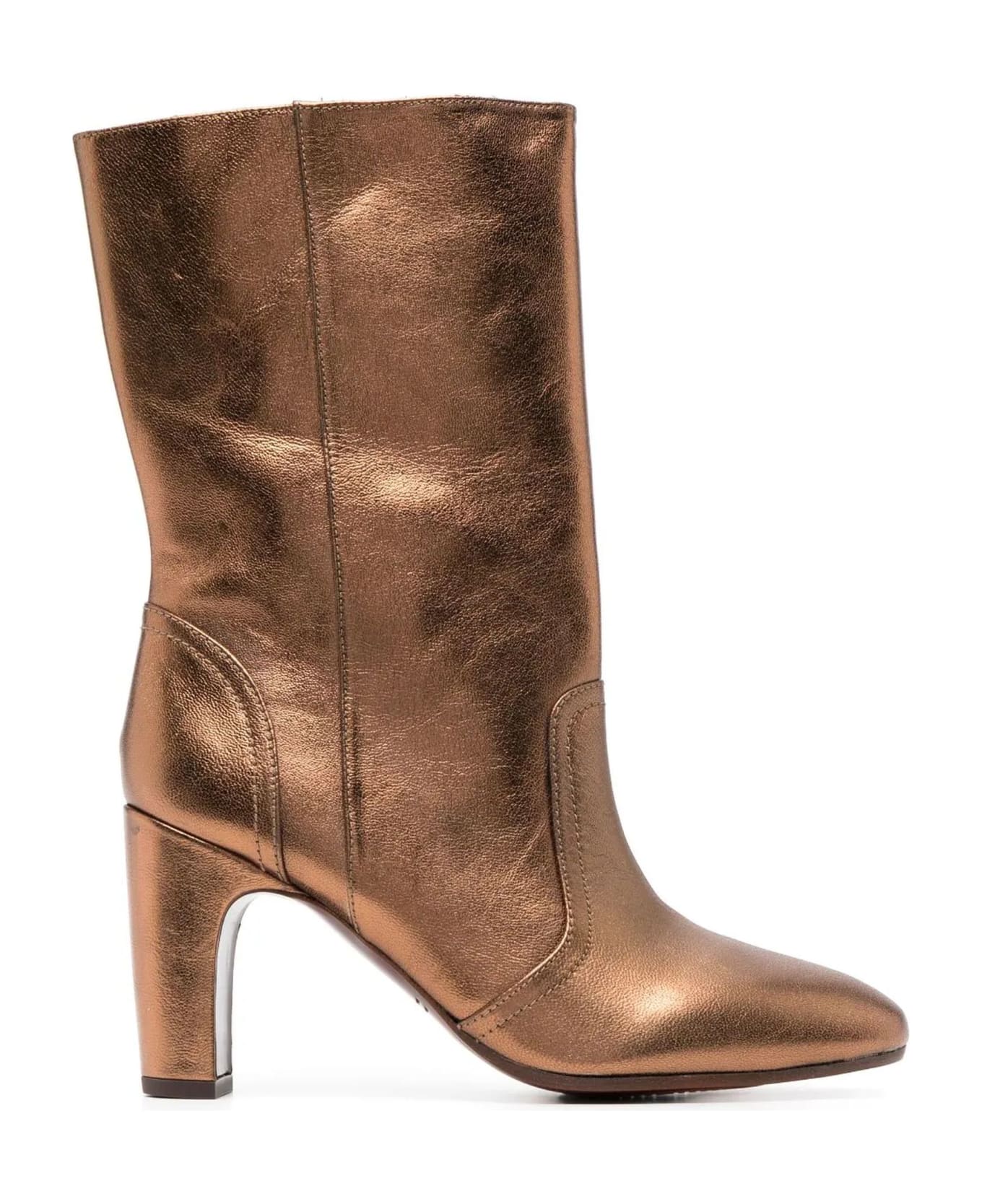 Chie Mihara Coppertone Calf Leather Eyta Boots - Cobre