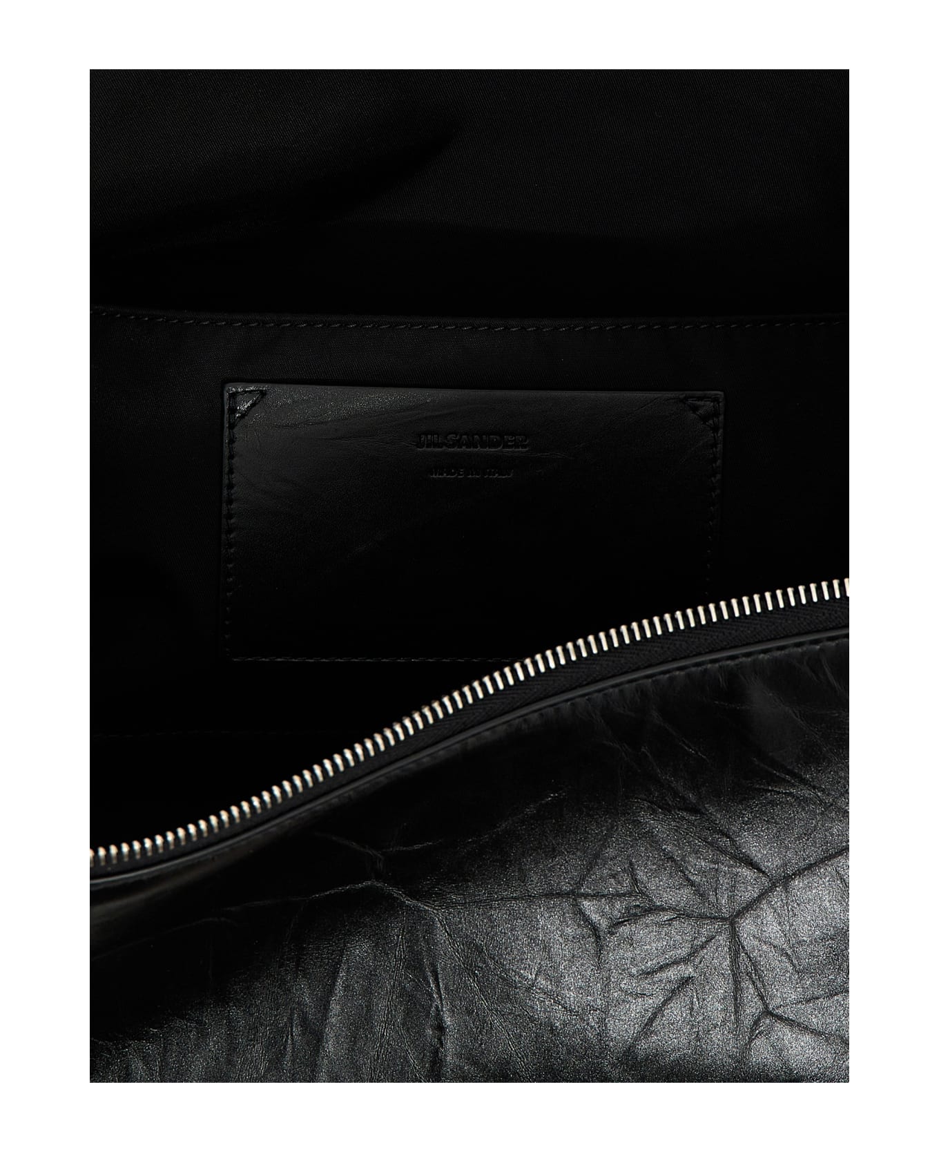 Jil Sander 'camera Bag' Medium Crossbody Bag - BLACK