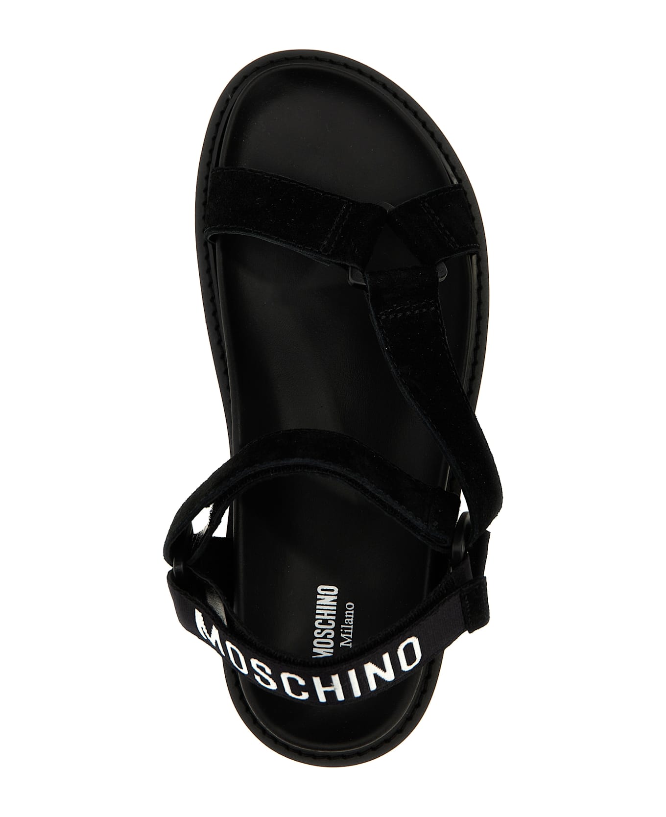 Moschino Sporty Sandals - Black