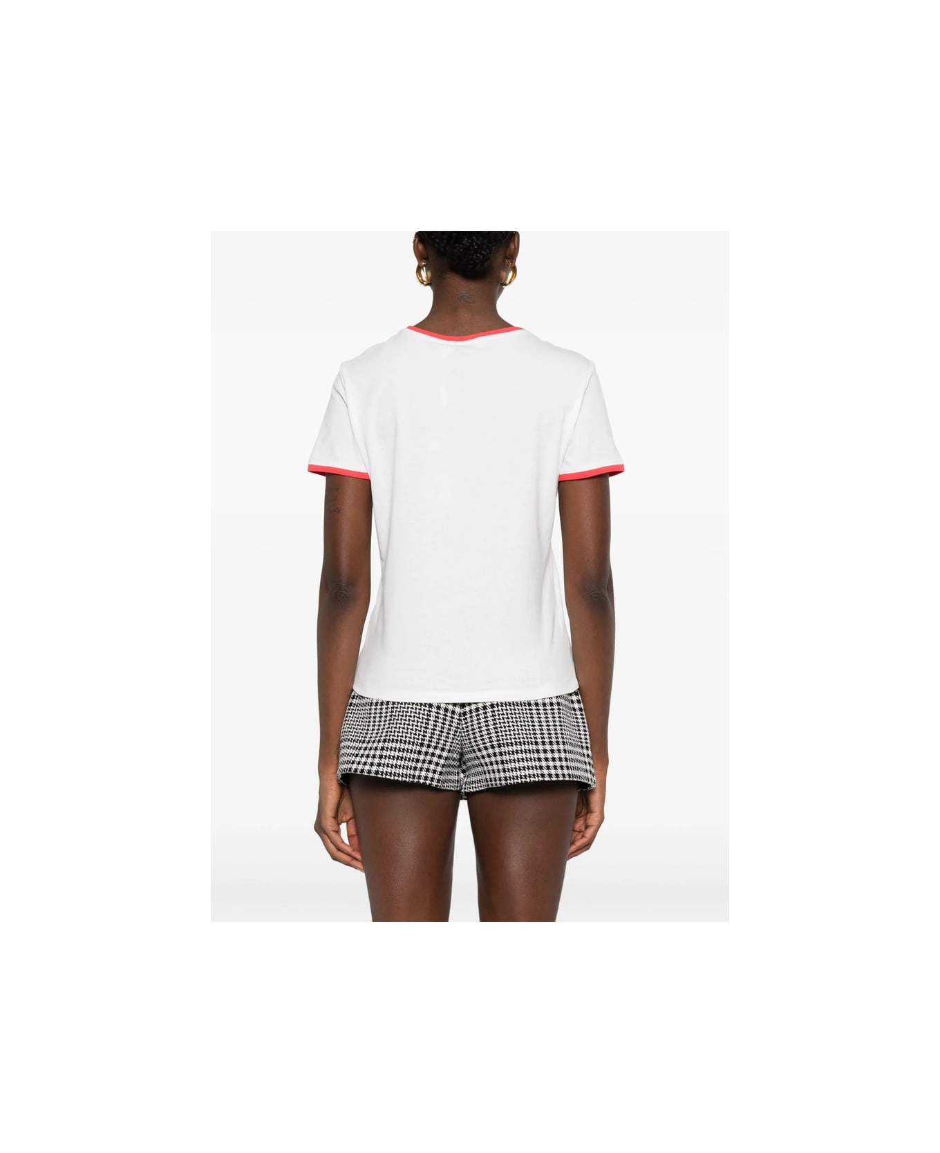 self-portrait T-shirt - WHITE