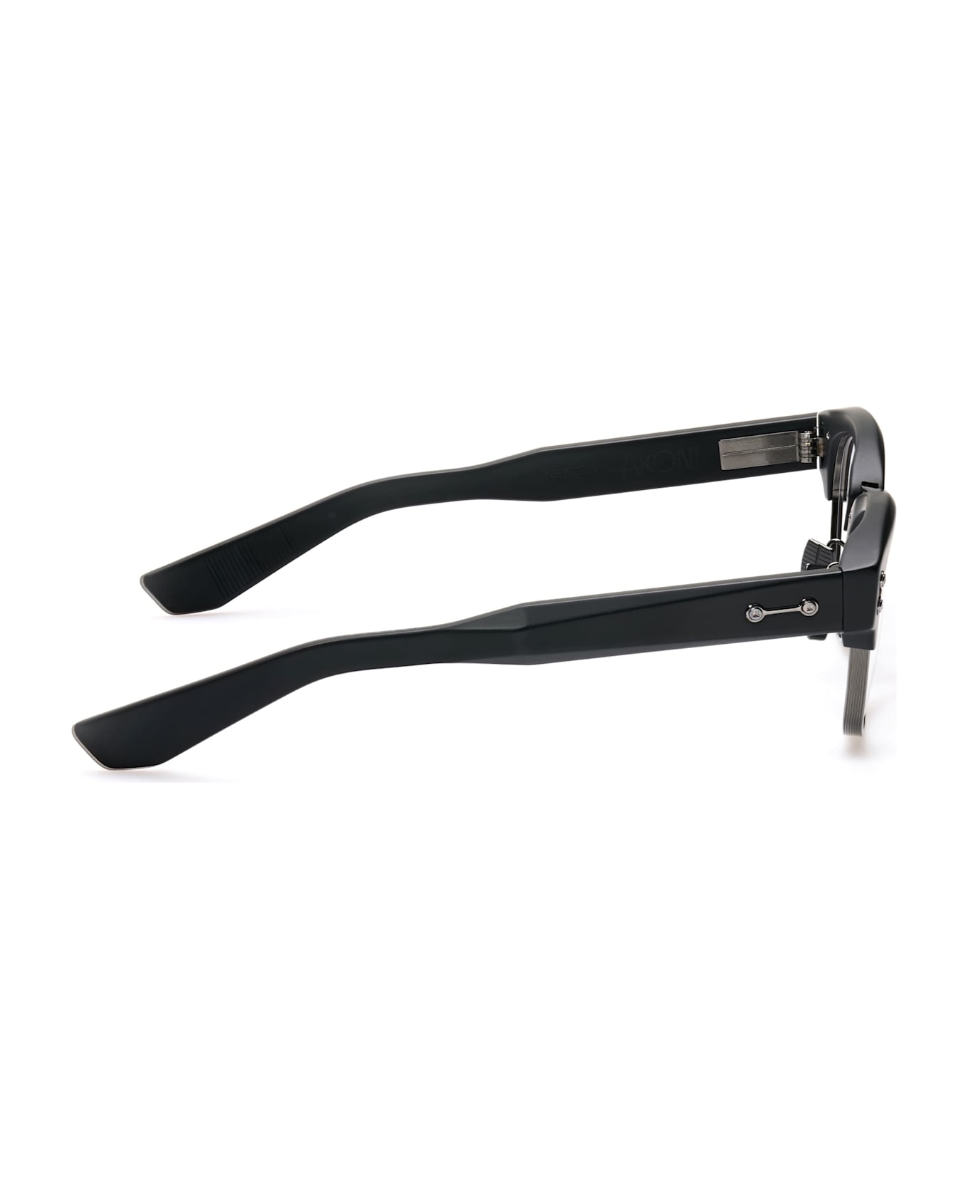 Akoni Newton - Matte Black / Black Rhodium Rx Glasses - Black
