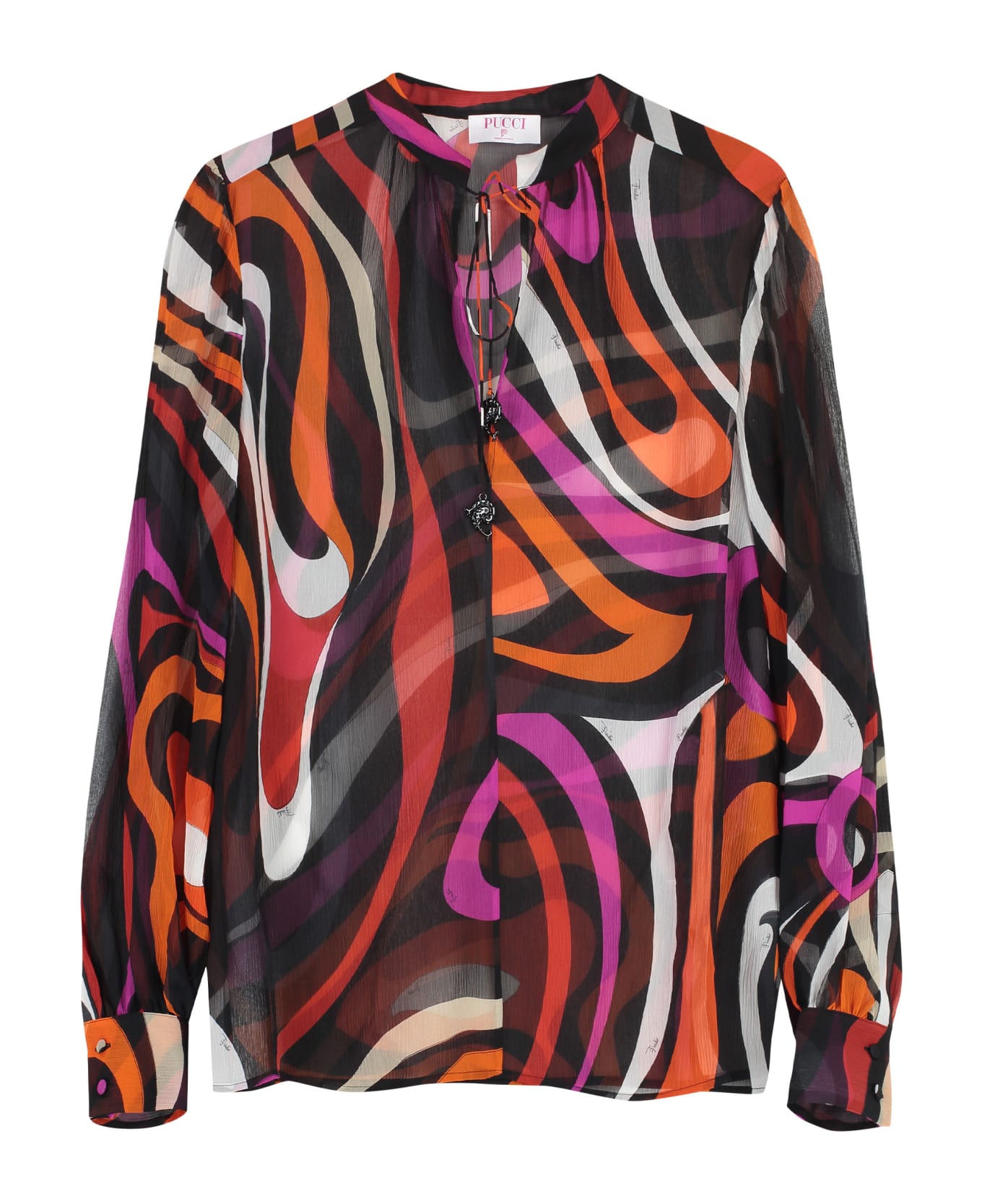 Pucci Printed Silk Blouse - Multicolor ブラウス