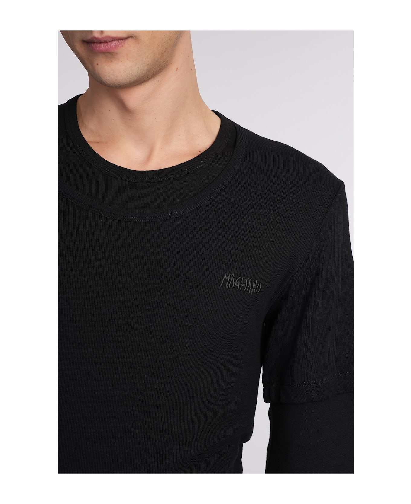 Magliano T-shirt In Black Cotton - black