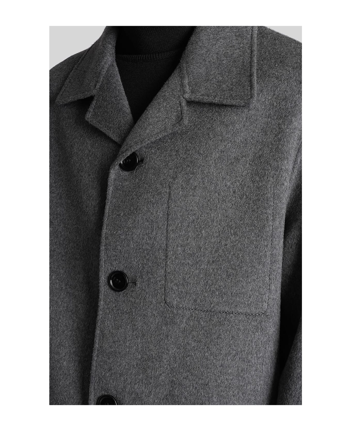 Ami Alexandre Mattiussi In Grey Wool - grey