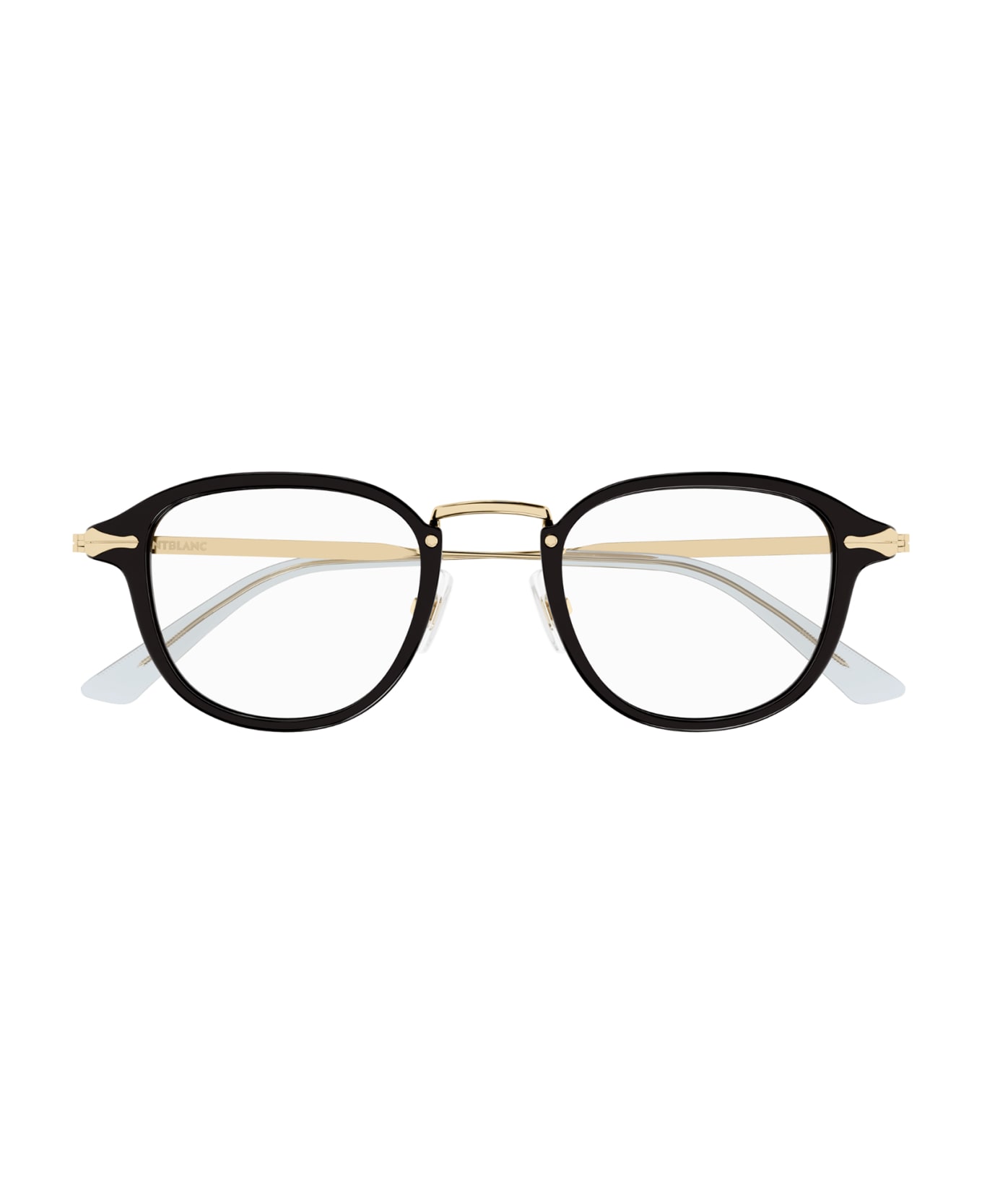 Montblanc MB0336O Eyewear - Black Gold Transparen アイウェア