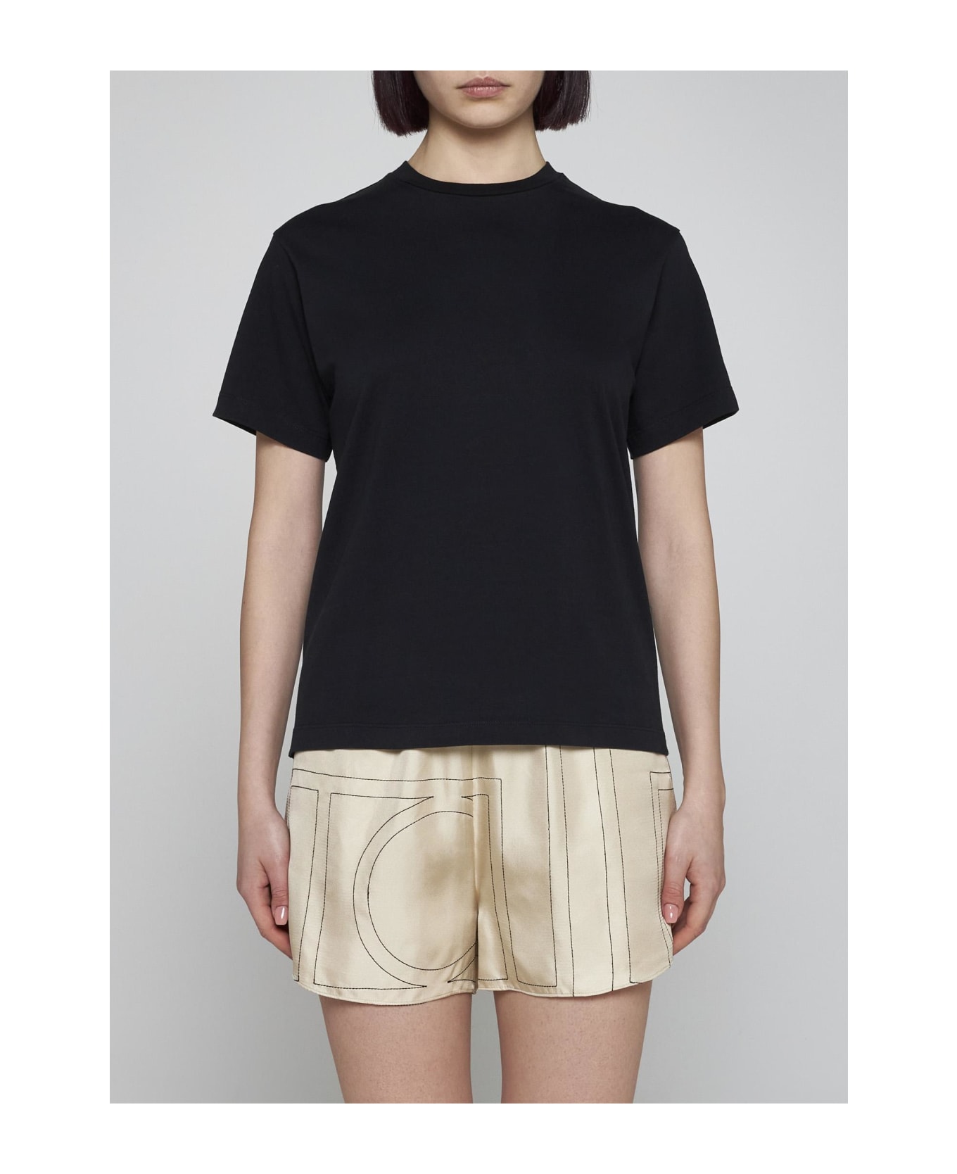 Totême Cotton T-shirt - Nero