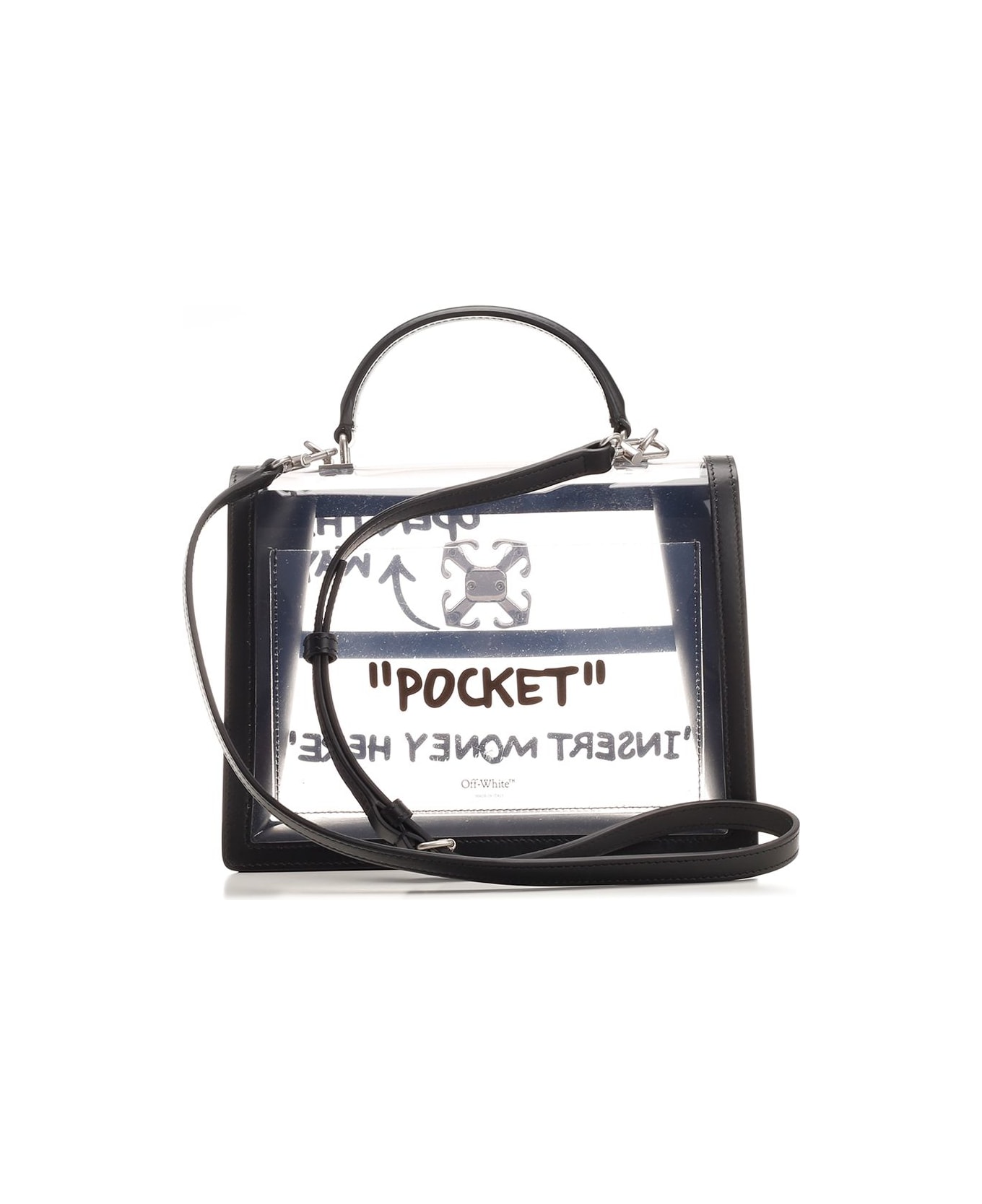 Off-White 'jitney 2.8' Pvc Handbag - Black