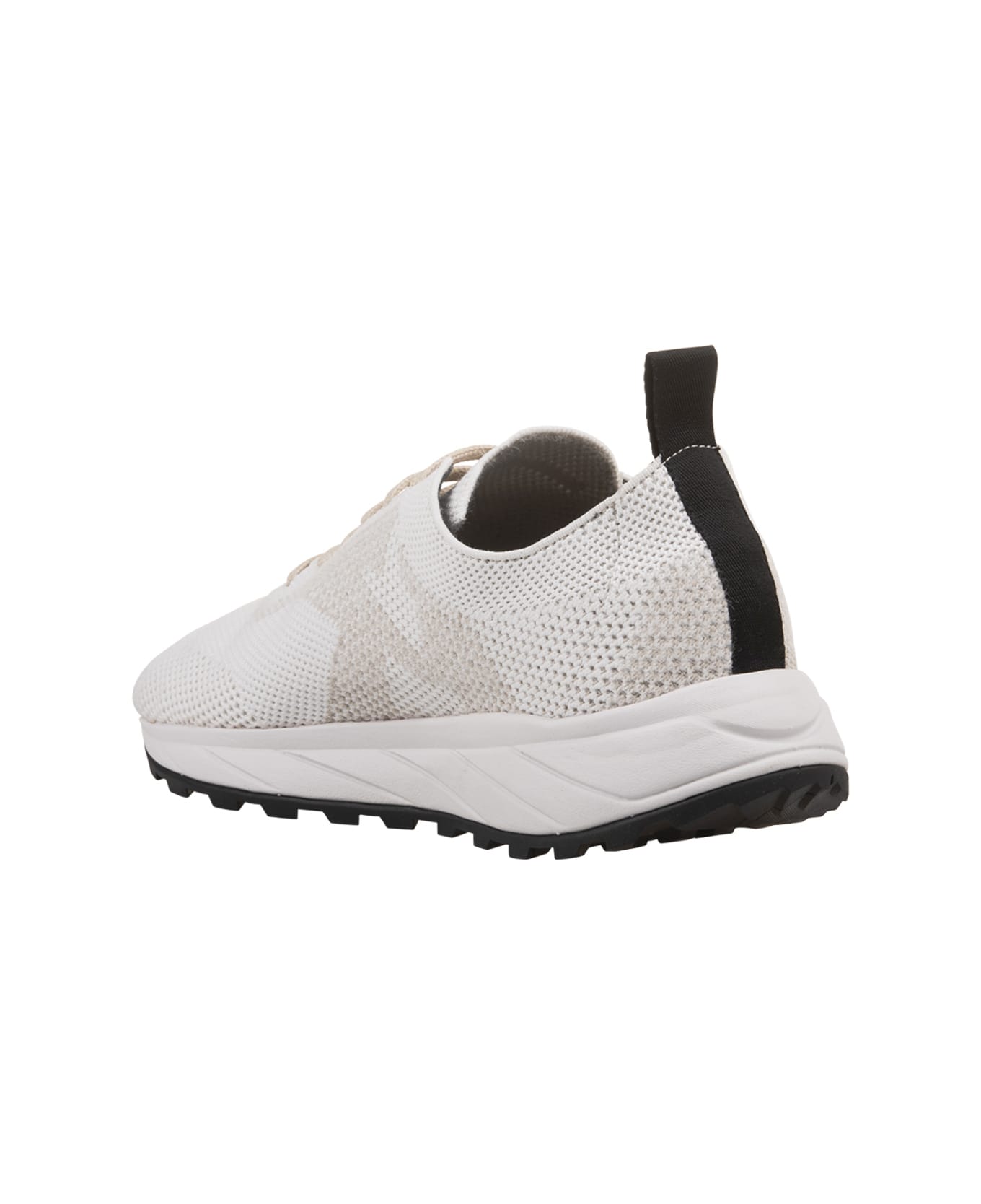 Kiton White Running Sneakers - White