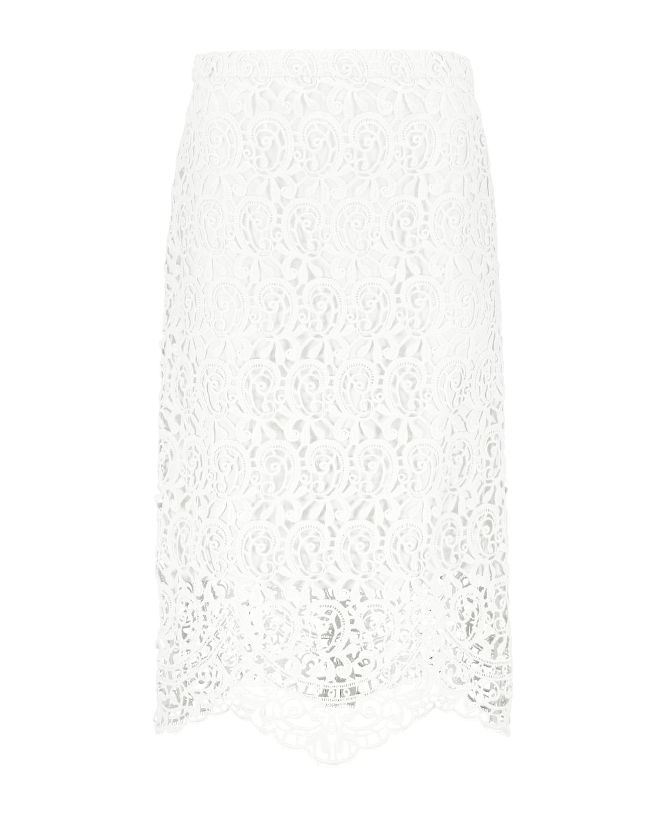 Burberry Lace Skirt - White スカート