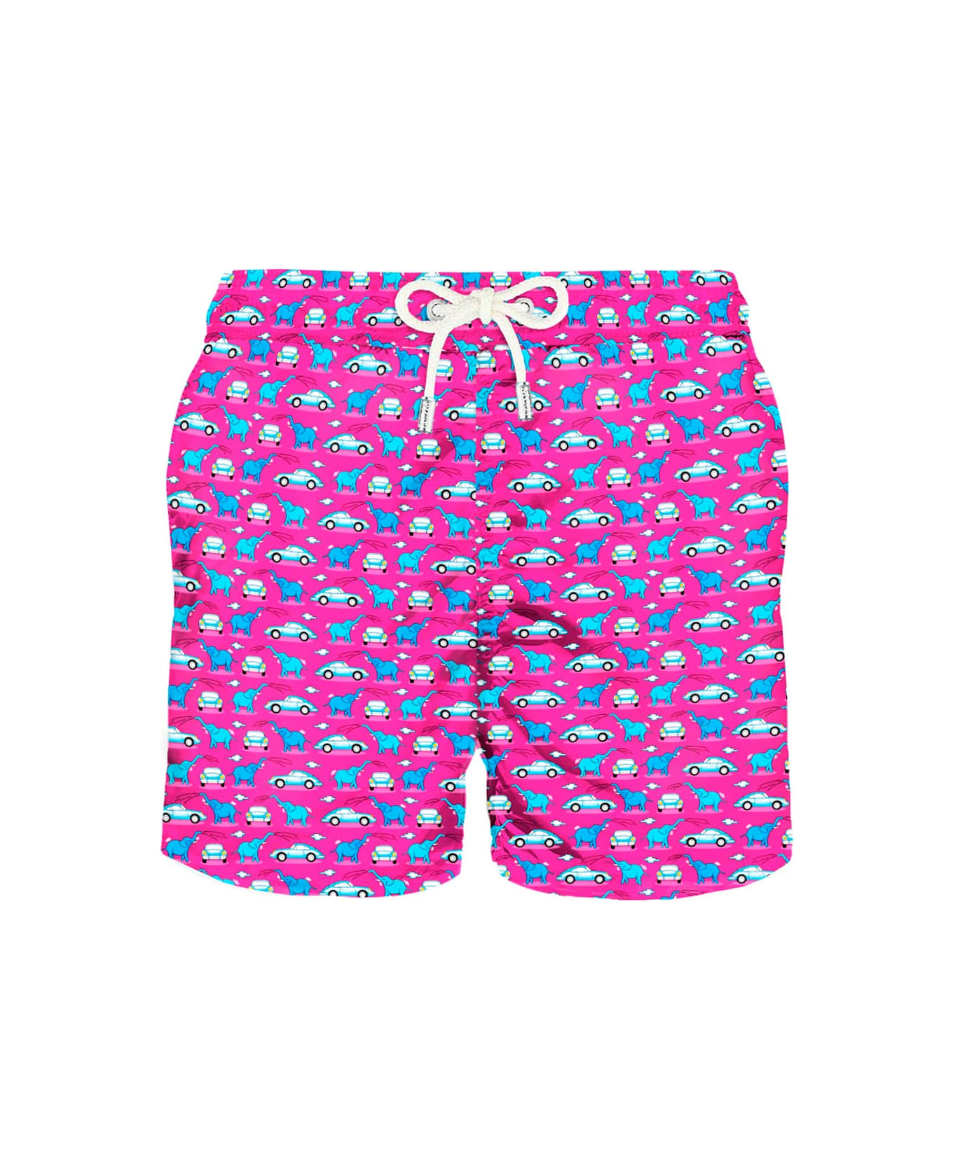 MC2 Saint Barth Car Wash Print Swim Shorts - Fancy