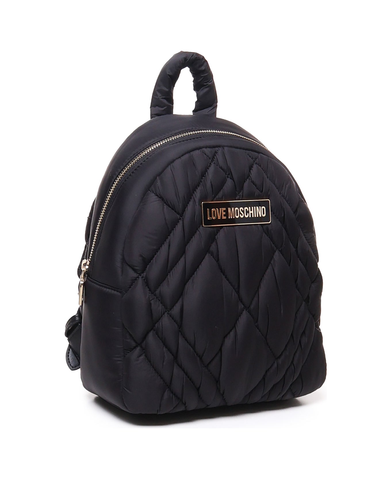 Love Moschino Backpack - A Black Black