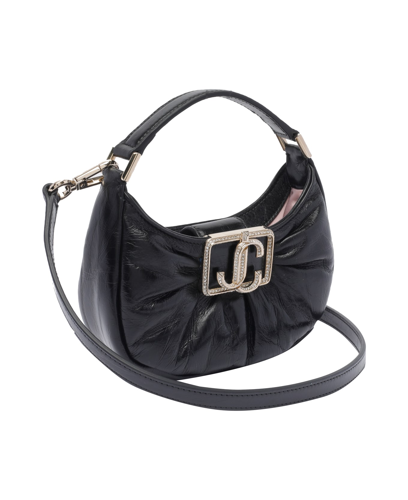 Jimmy Choo Edie Hobo Bag - Black