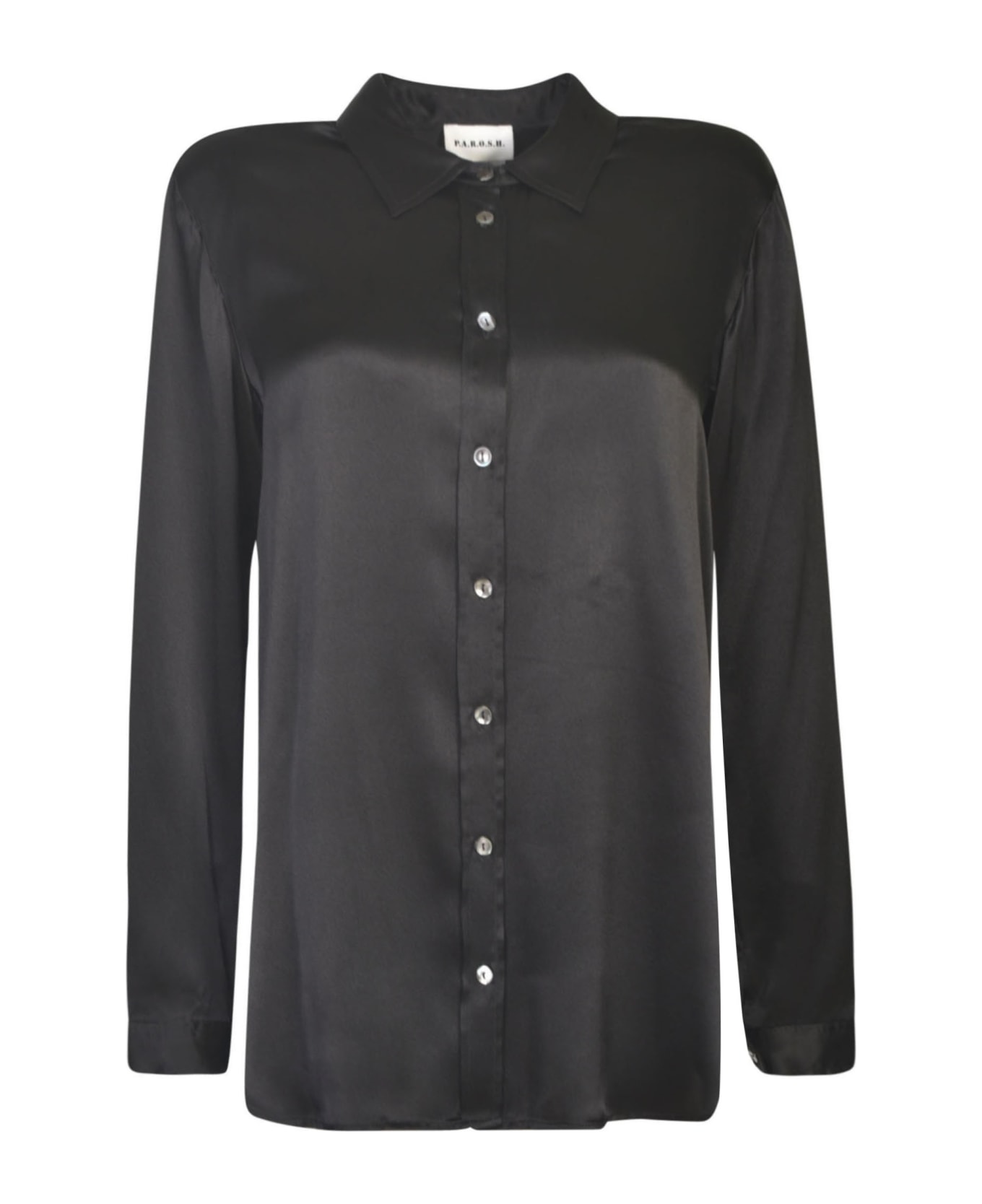 Parosh Long-sleeved Shirt - Black シャツ