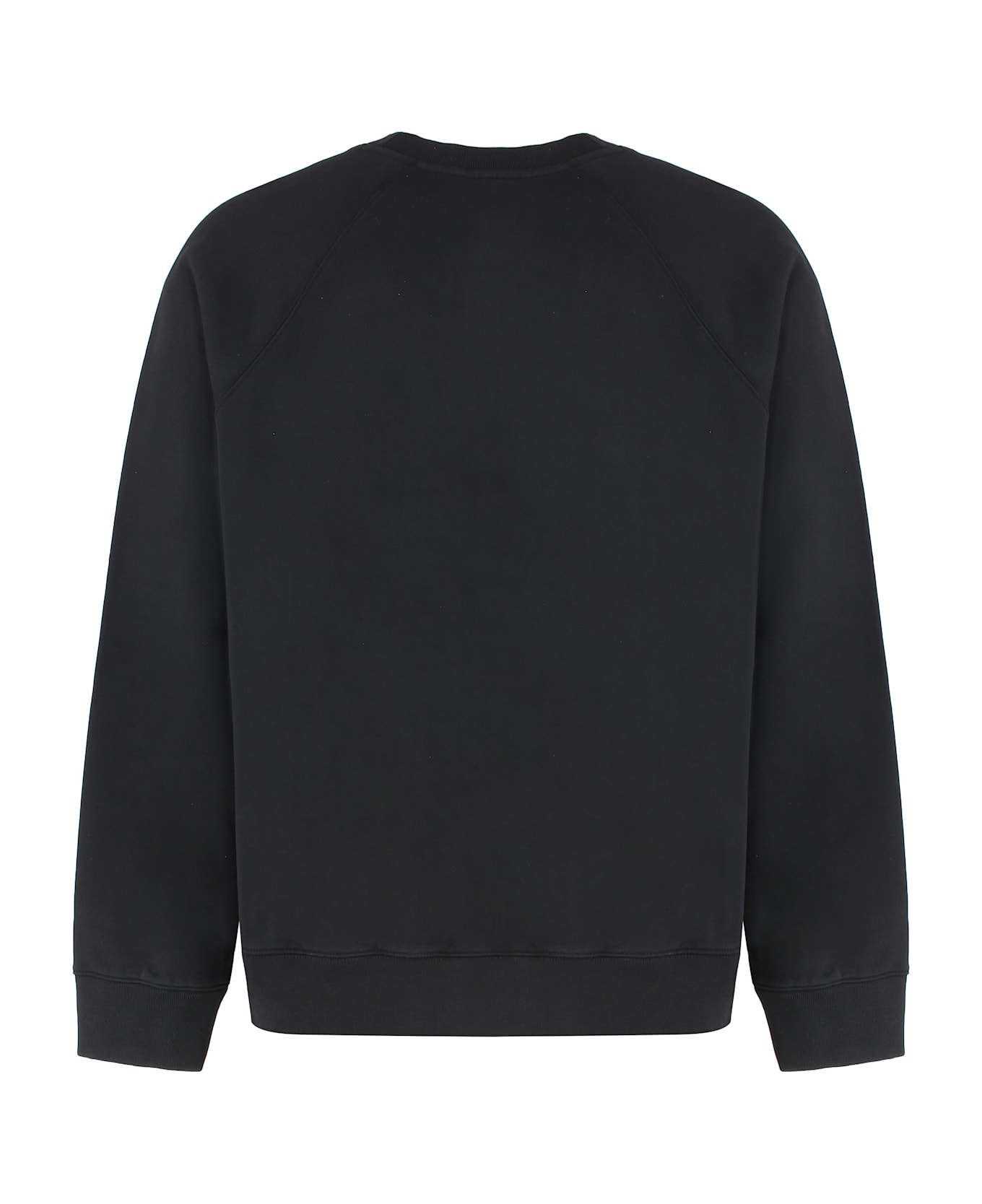 Maison Kitsuné Cotton Crew-neck Sweatshirt - black