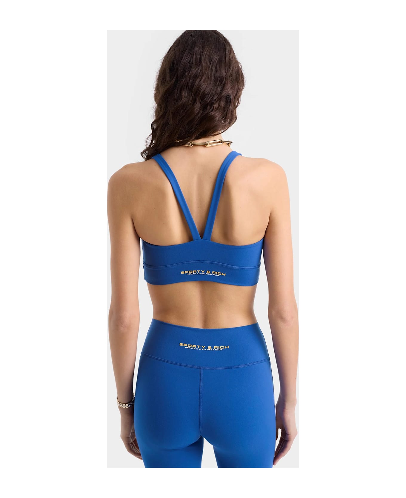 Sporty 
Rich Bold Health Active Bra - Paris Blue