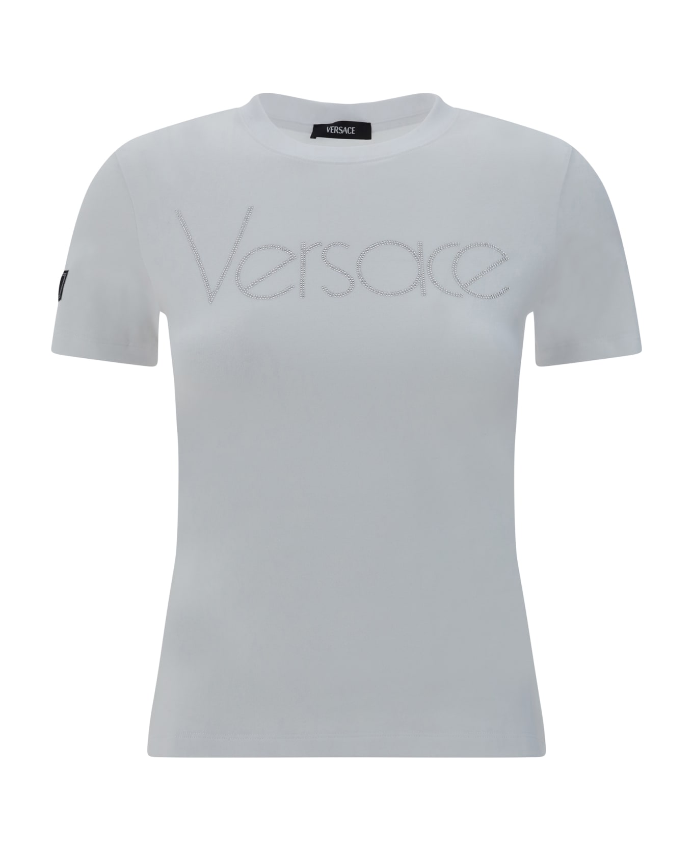 Versace T-shirt - White+crystal