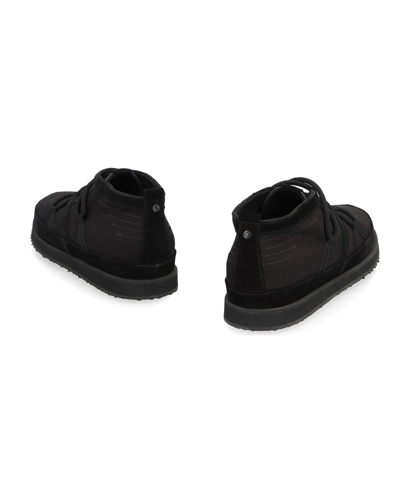 Volta Canvas Mid-top Sneakers - black