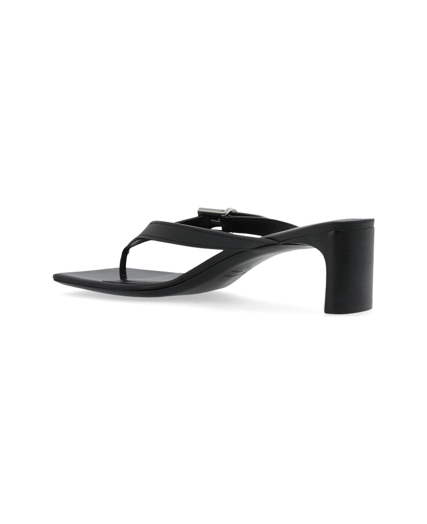Balenciaga Bel Air Heeled Sandals - Black