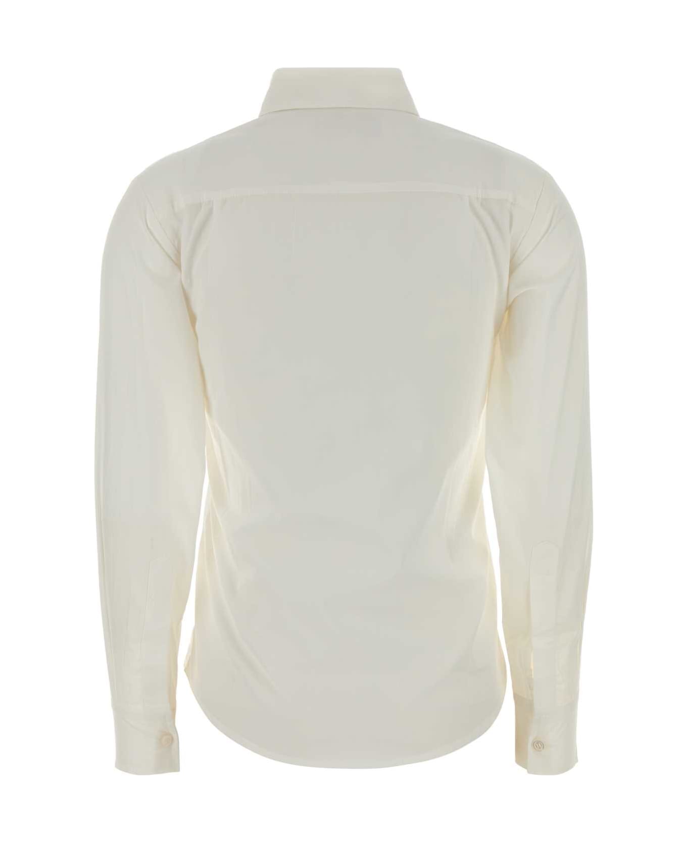 Gimaguas White Poplin Sky Shirt - WHITE