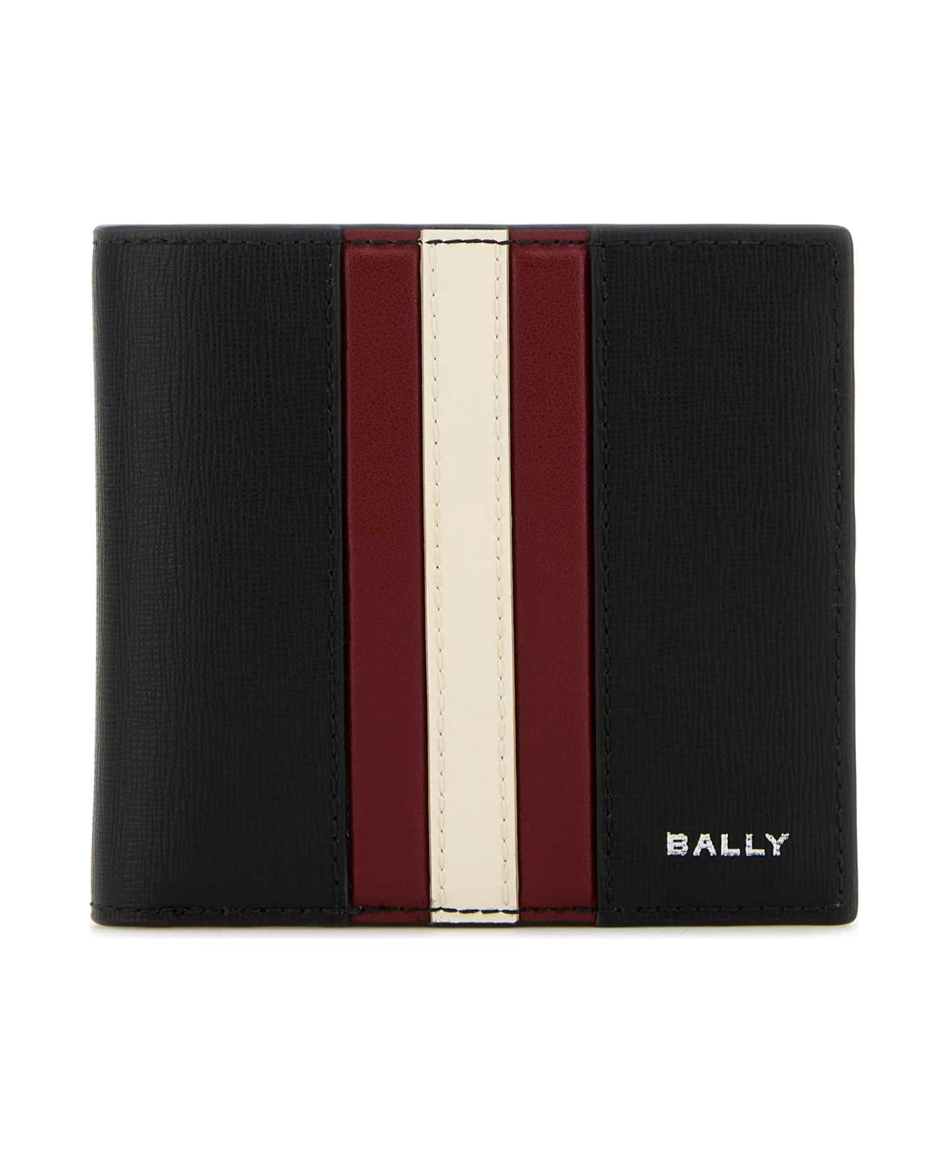 Bally Black Leather Wallet - BLACK