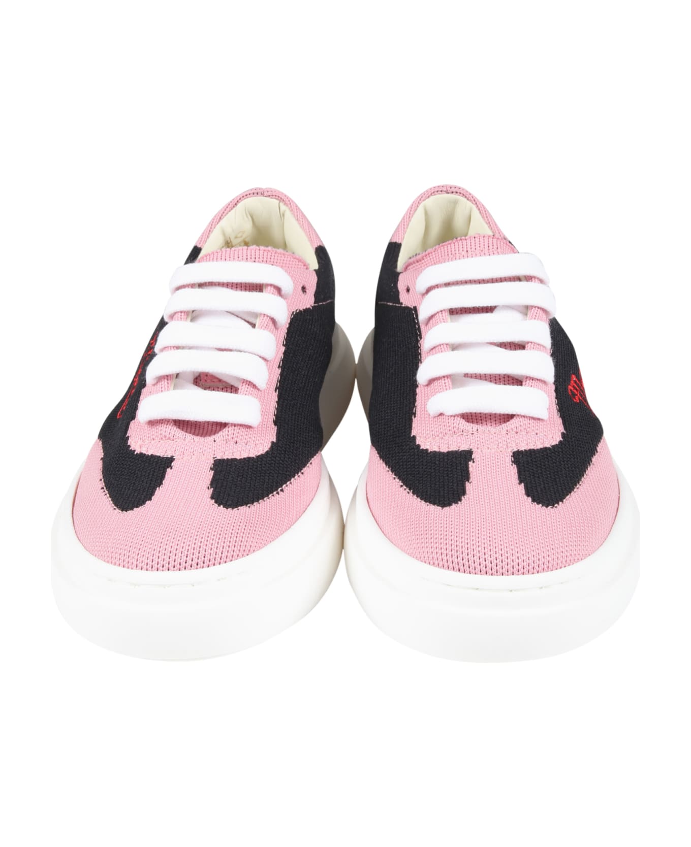 Marni Multicolor Sneakers For Girl With Red Logo - Multicolor