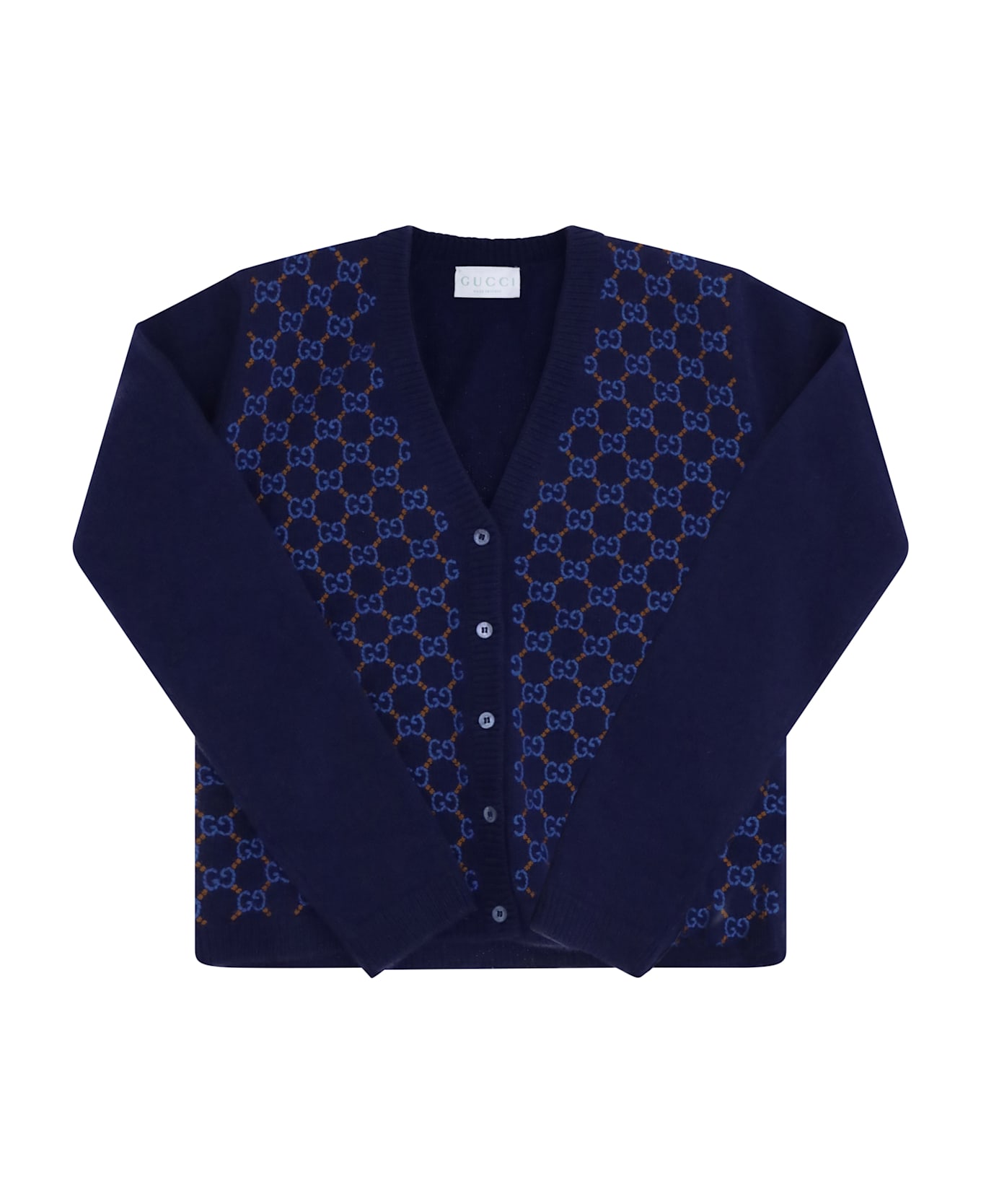 Gucci Wool Jacquard Cardigan