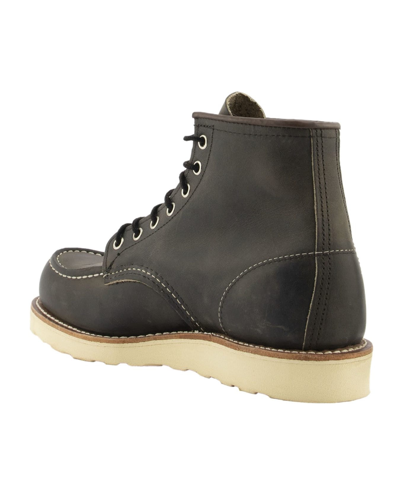Red Wing Classic Moc - Rough And Tough Leather Boot - Charcoal