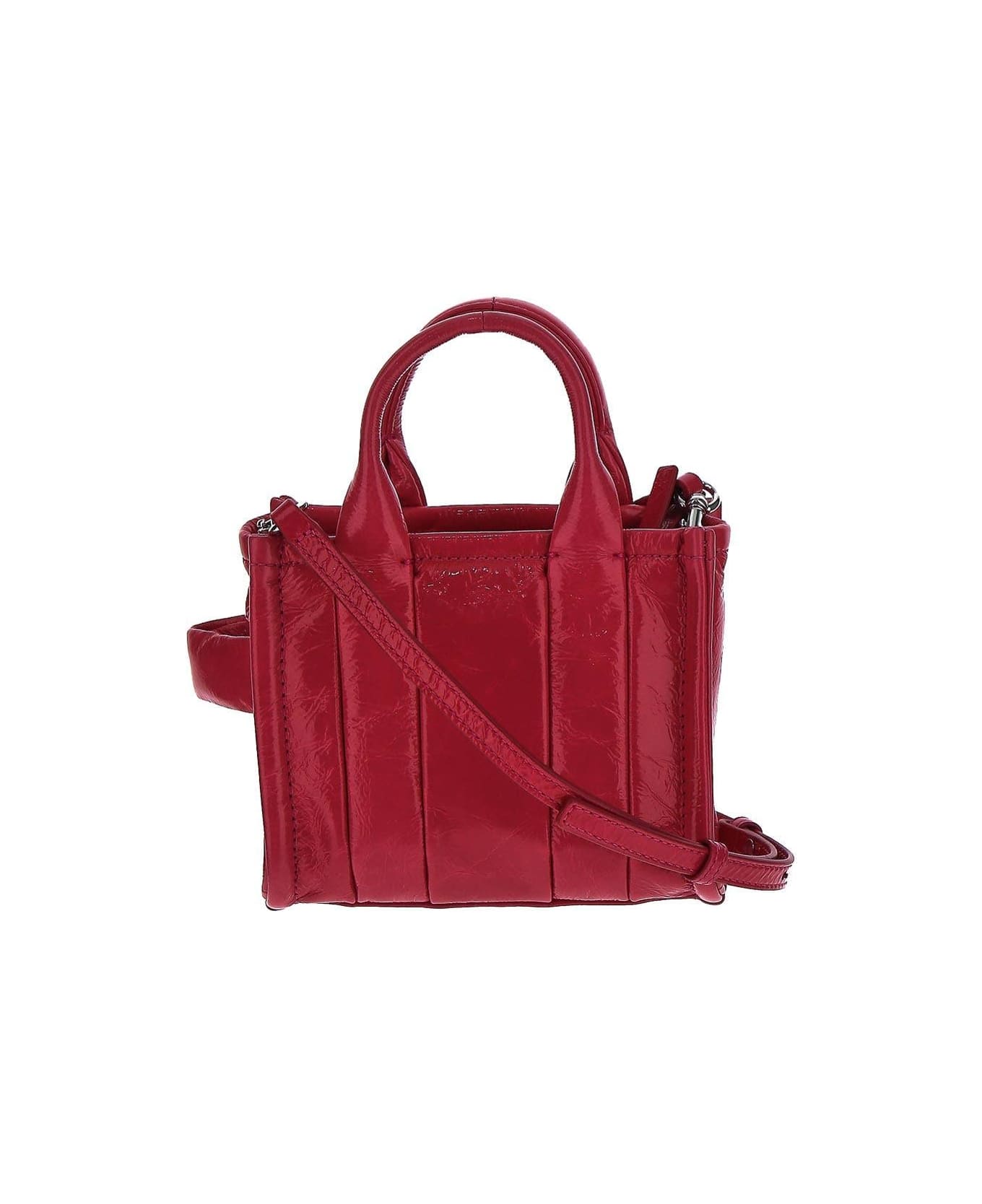 Marc Jacobs The Leather Mini Tote Bag - HOT PINK