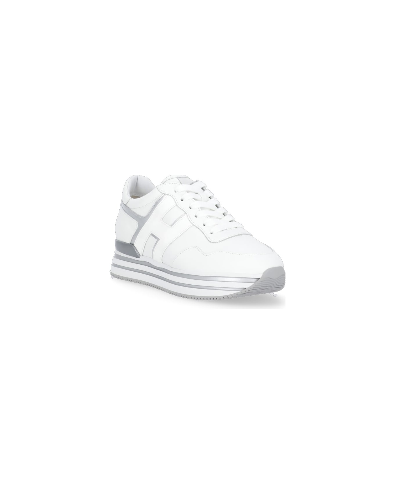 Hogan Midi Platform H483 Sneakers - White スニーカー