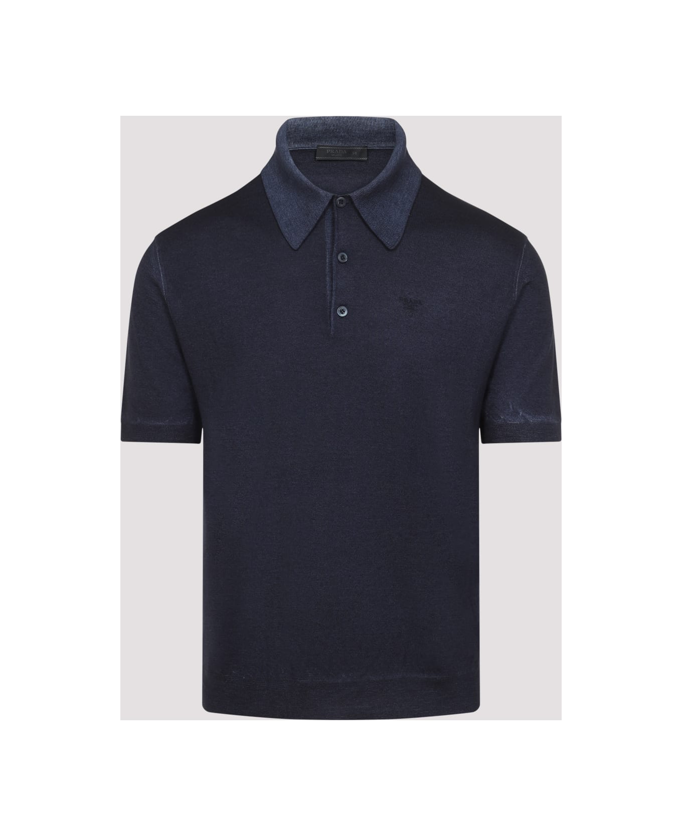 Prada Cashmere Polo - Bleu