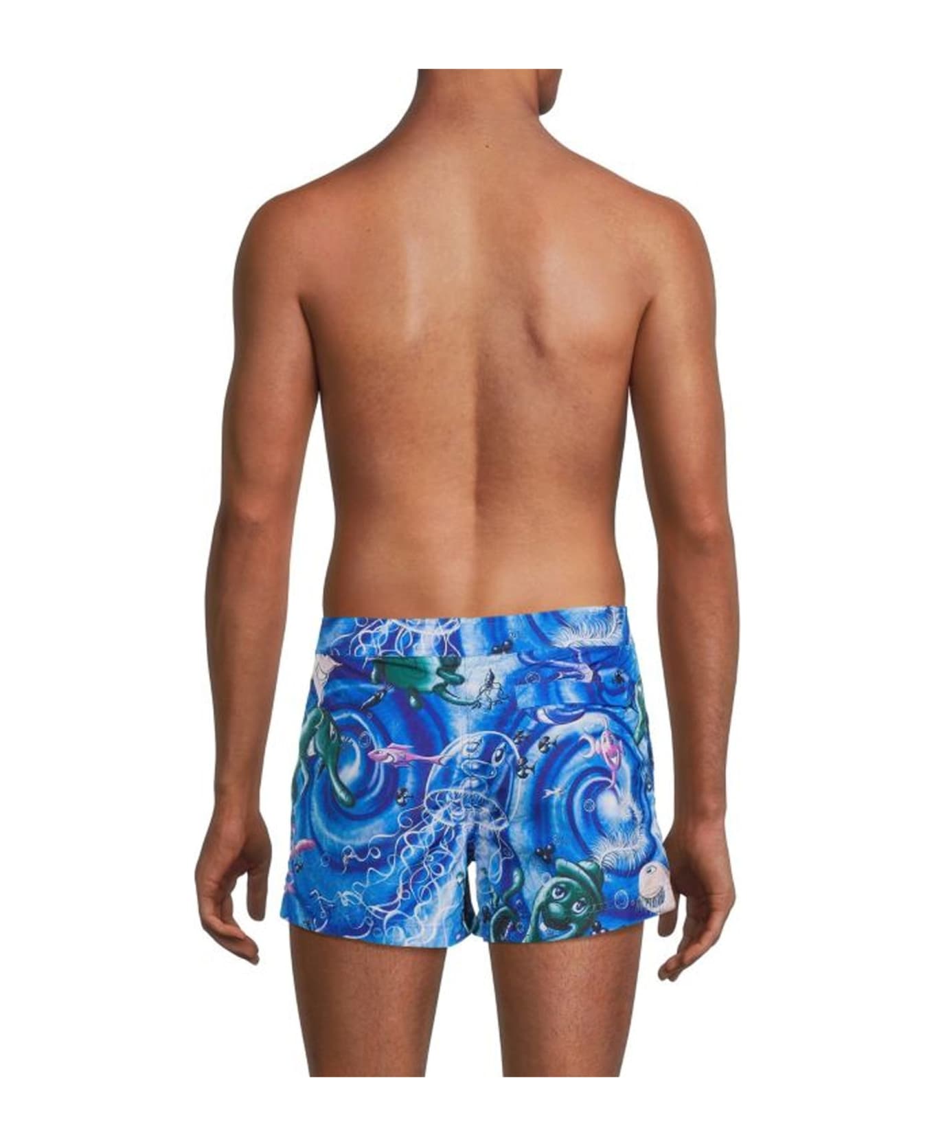 Dior Printed Swim Shorts - Blue