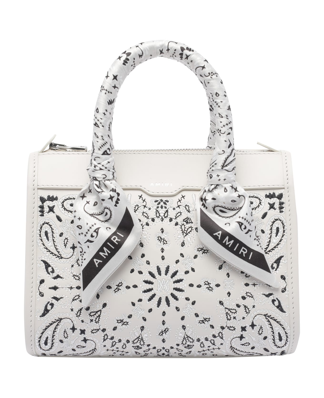AMIRI Micro Bandana Triangle Handbag - White