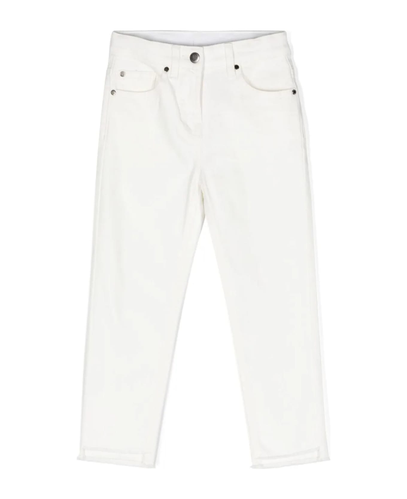 Stella McCartney Kids Jeans White - White ボトムス