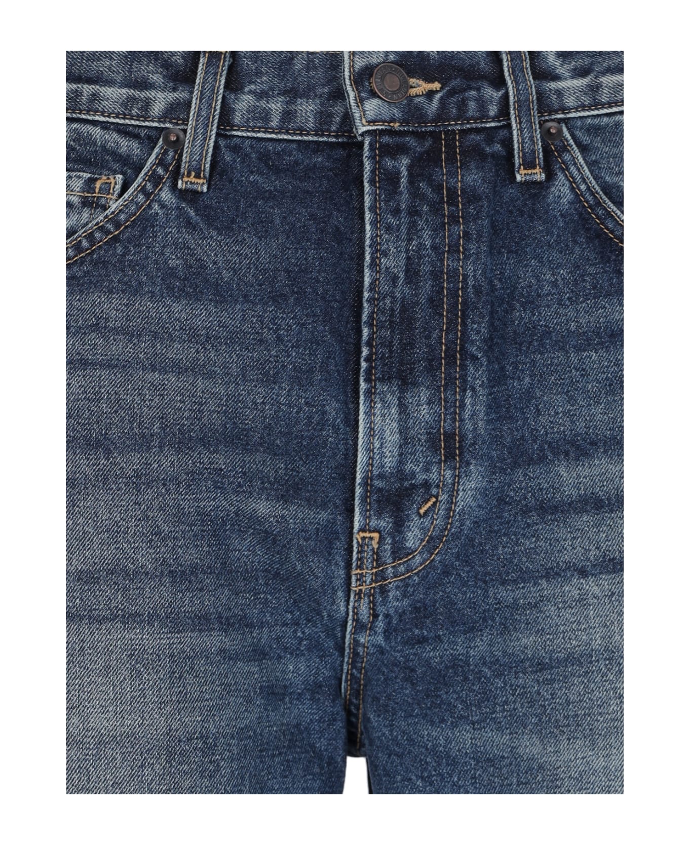 Nili Lotan "mitchell" Straight Jeans - Blue デニム