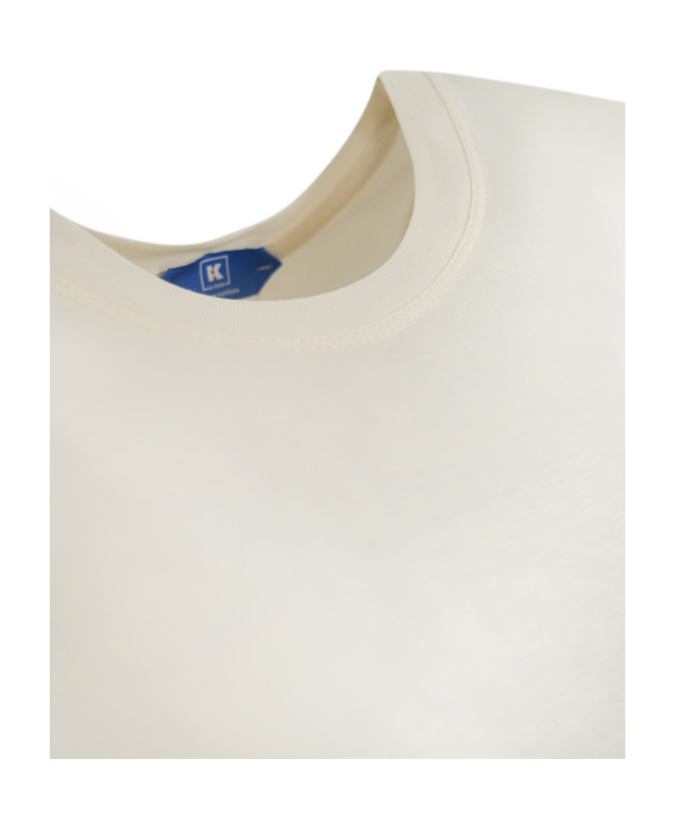 Kired Cotton Jersey T-shirt - BIANCO LATTE