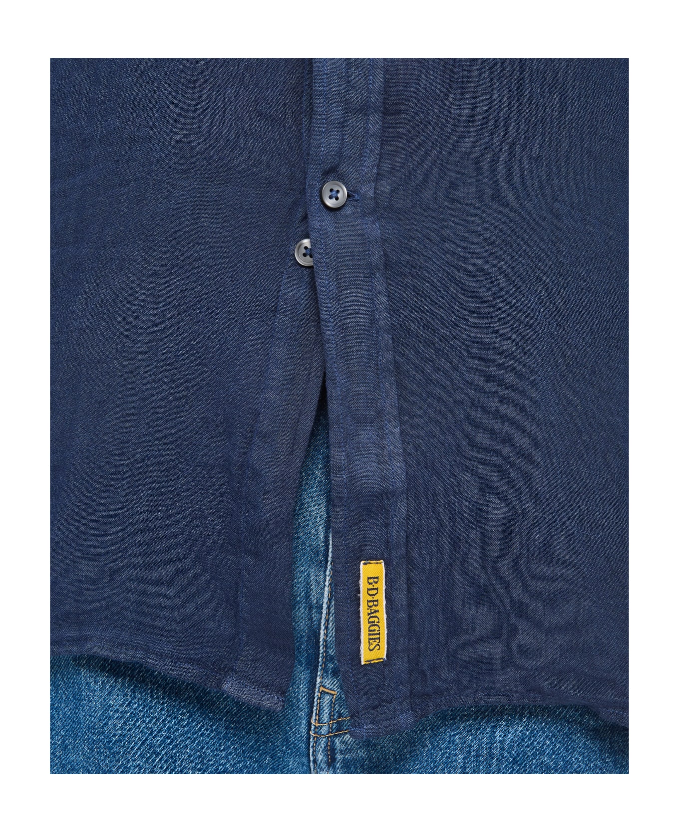 B.D. Baggies Linen Shirt - Blue