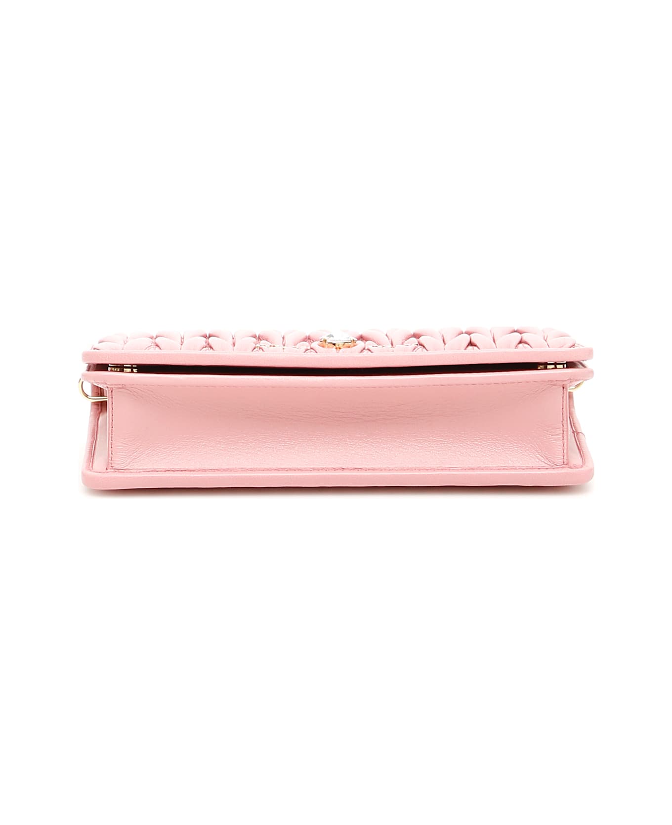 Miu Miu Matelassé Clutch With Chain - ROSA (Pink)