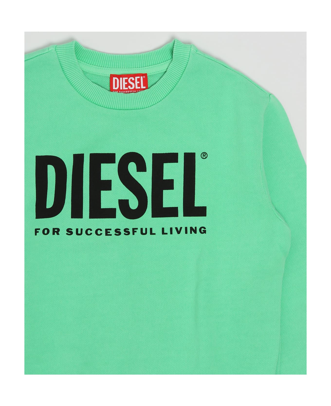 Diesel Snuci Sweatshirt Sweatshirt - VERDE FLUO