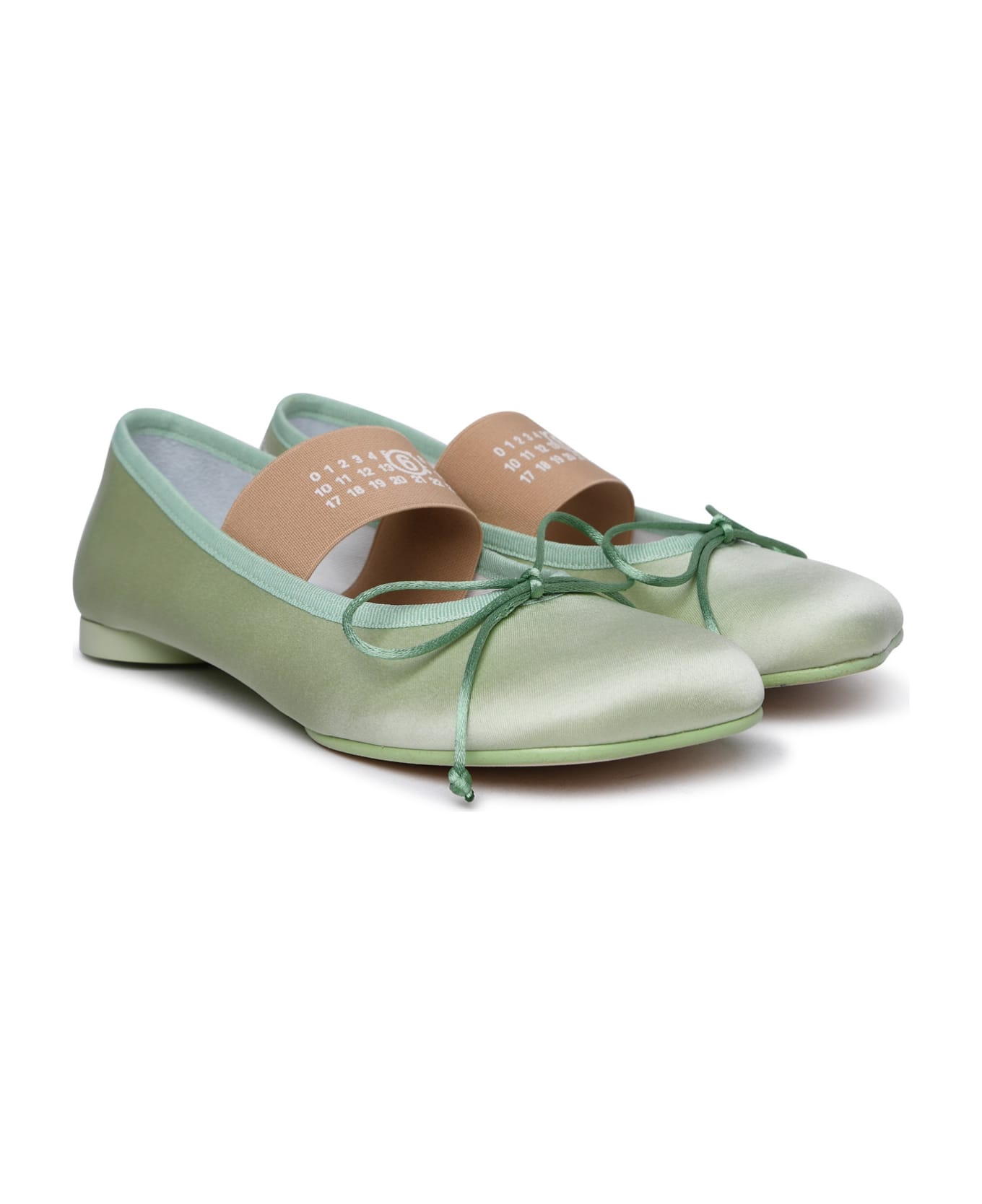 MM6 Maison Margiela Ballet Shoe Ballet Flats - Green