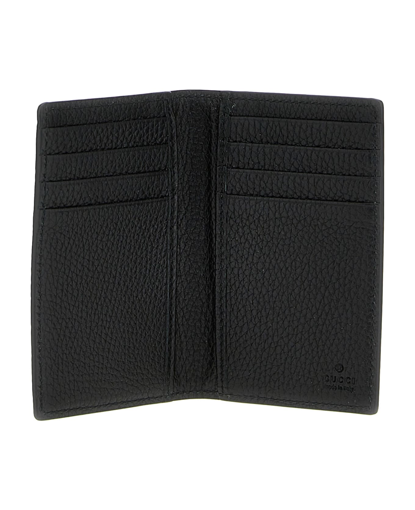 Gucci Logo Continental Card Holder - Black