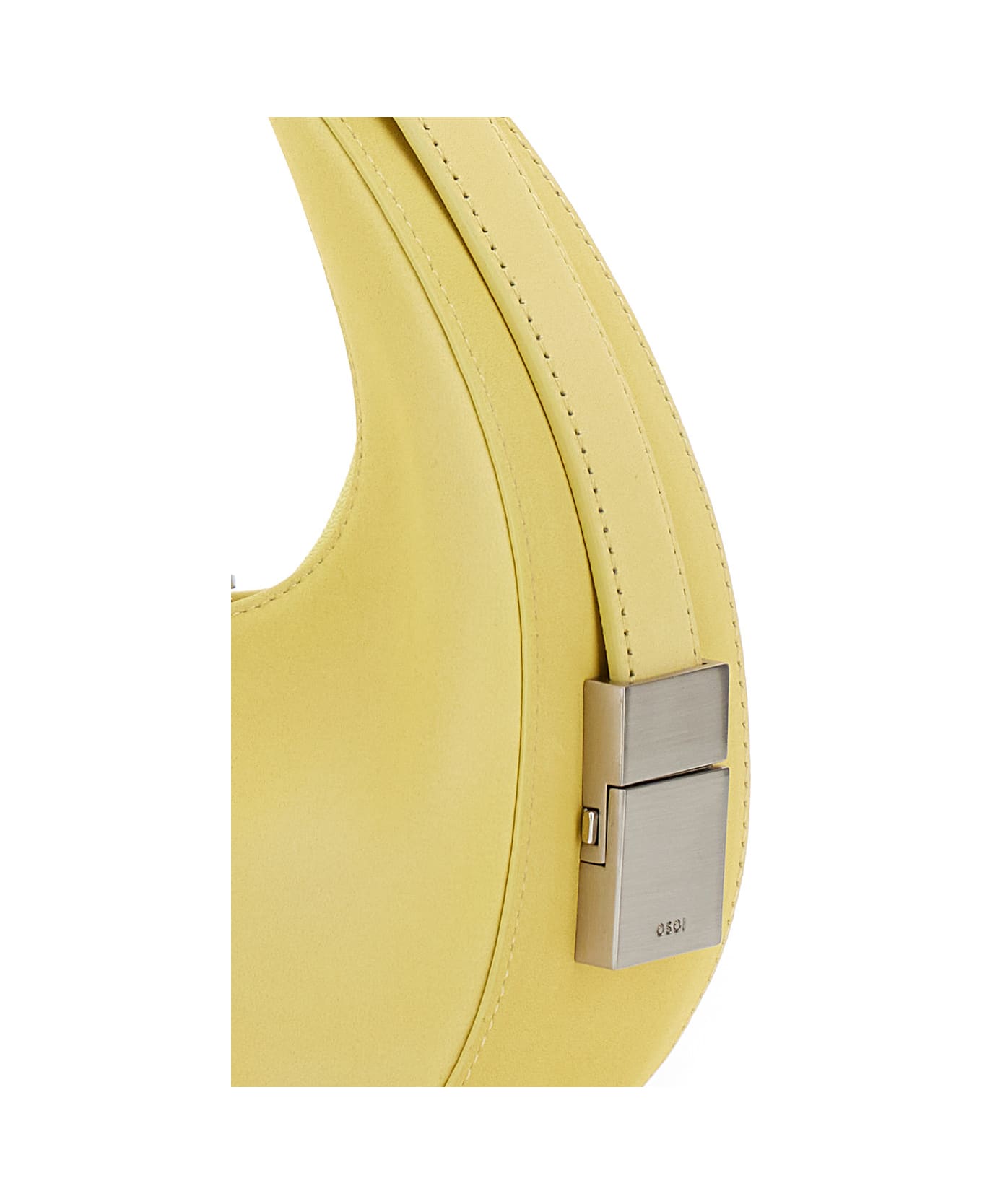 OSOI 
mini Toni
 Yellow Shoulder Bag With Engraved Logo In Leather Woman - Yellow