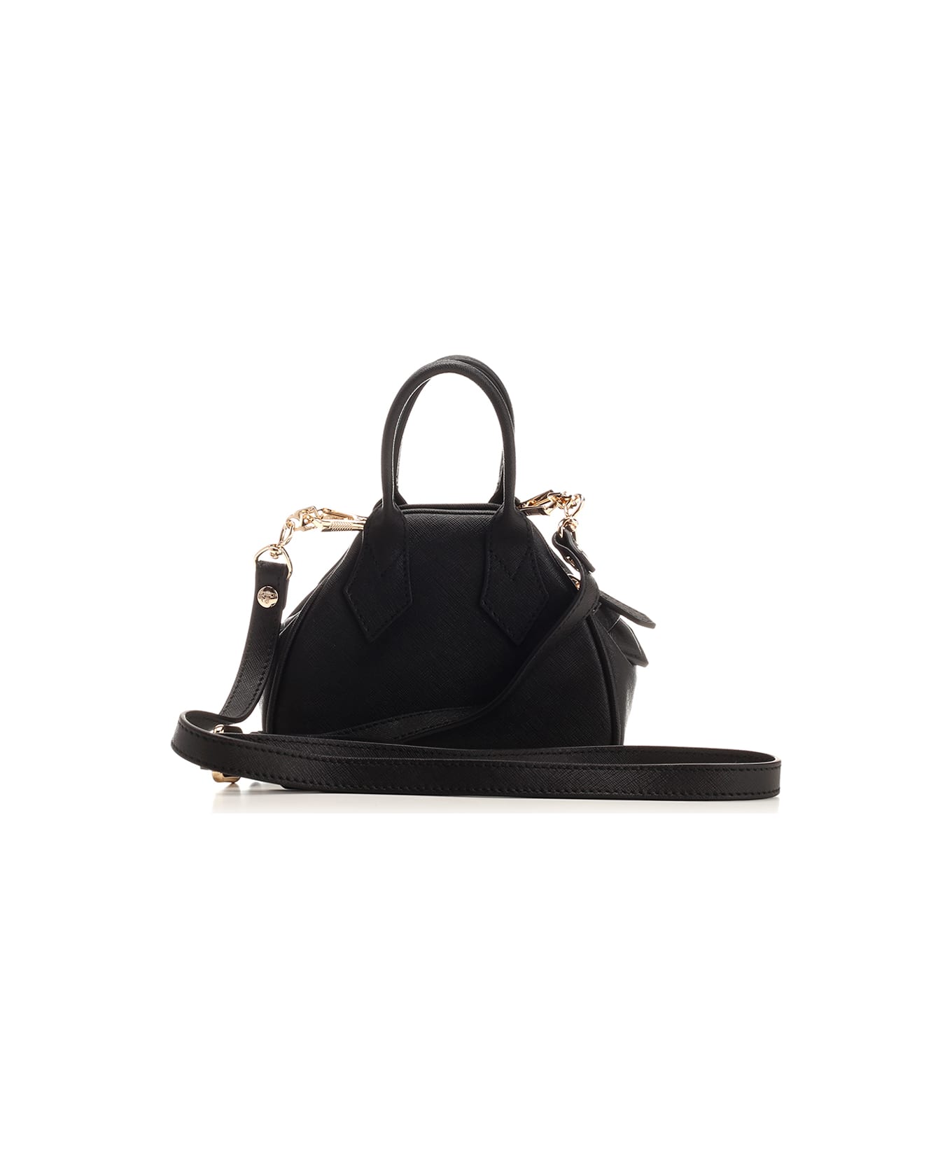 Vivienne Westwood Black Leather Handbag - Black