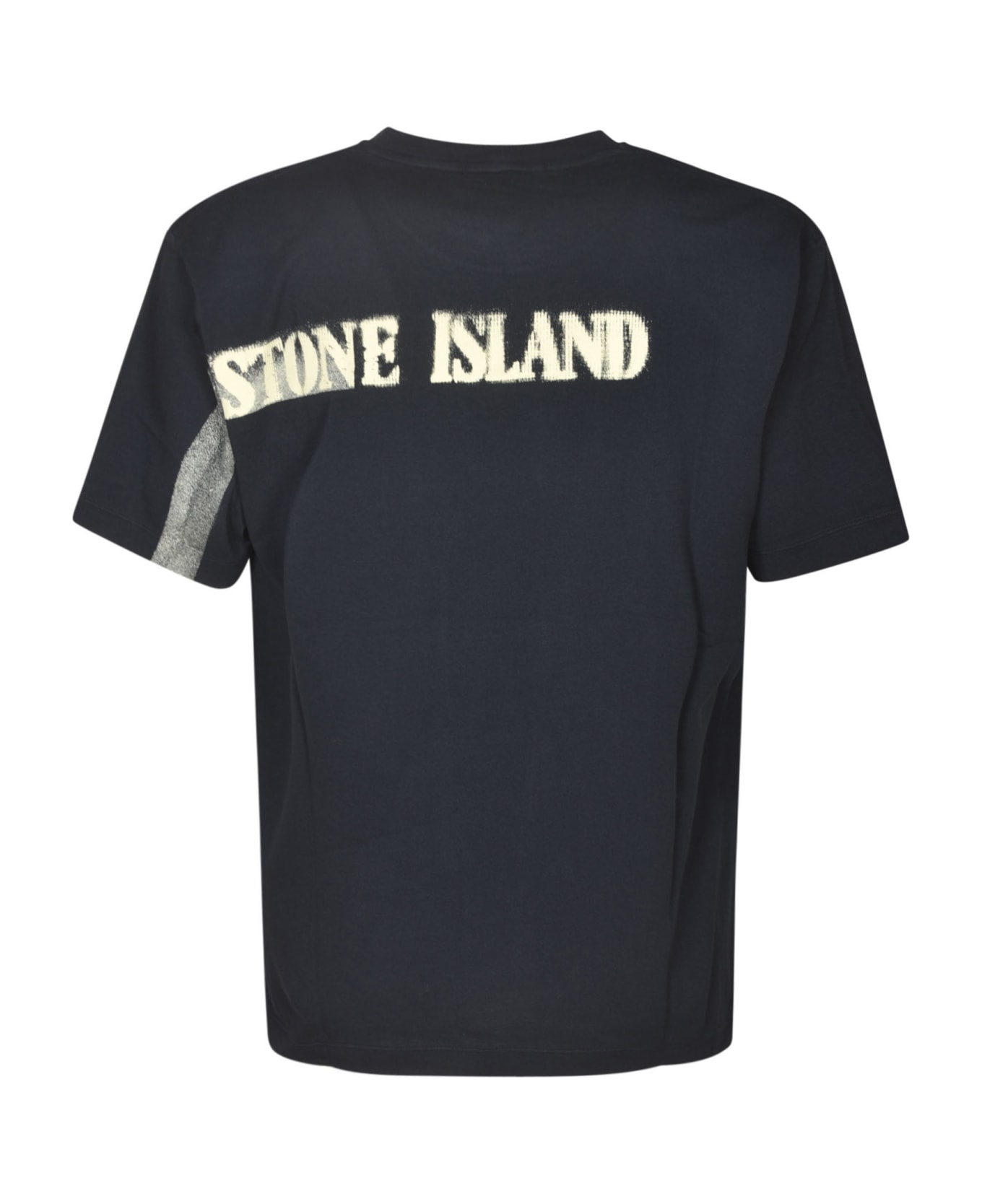 Stone Island Back Logo T-shirt - Navy