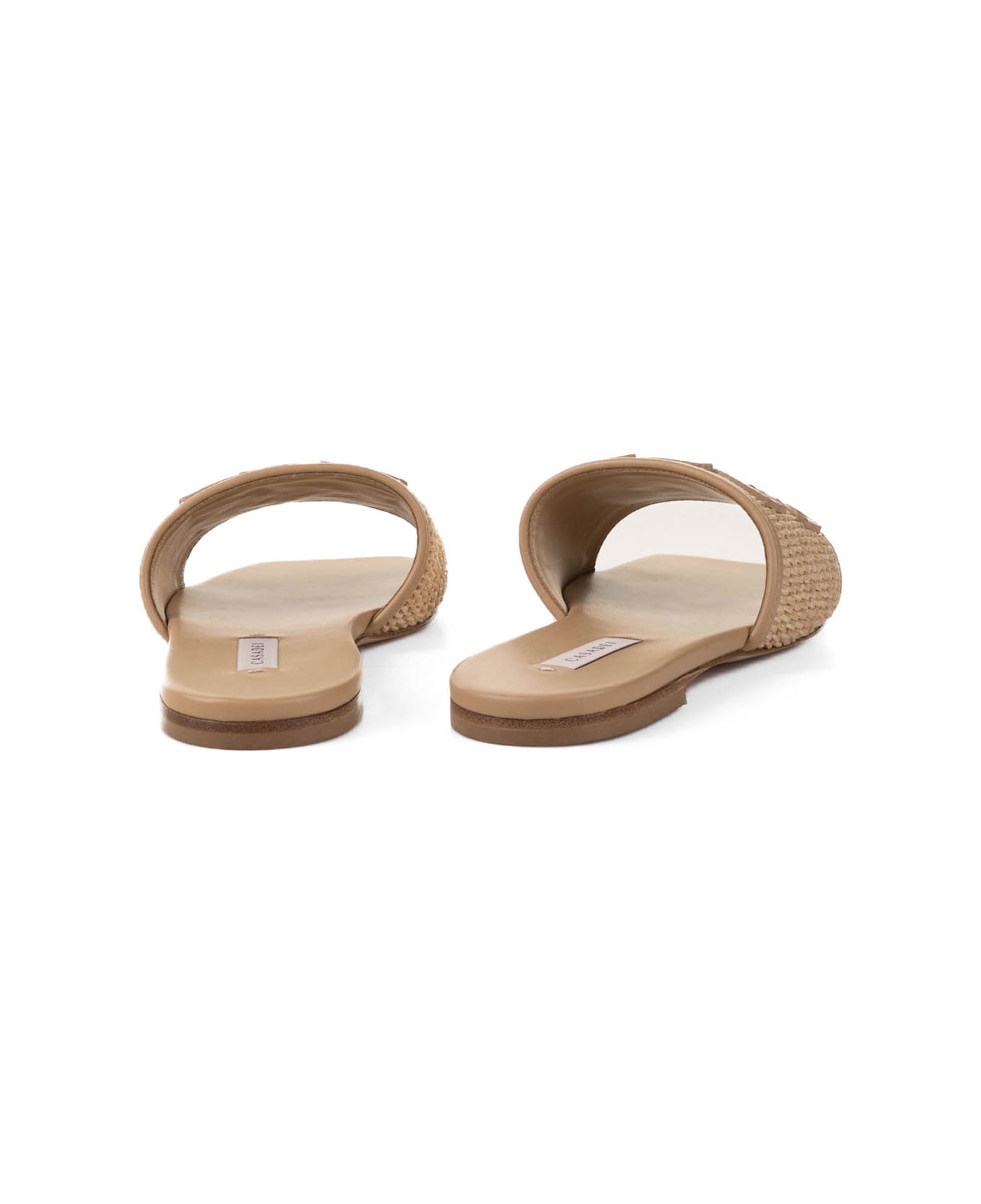 Casadei Toffee Portofino Flat Sandals | italist