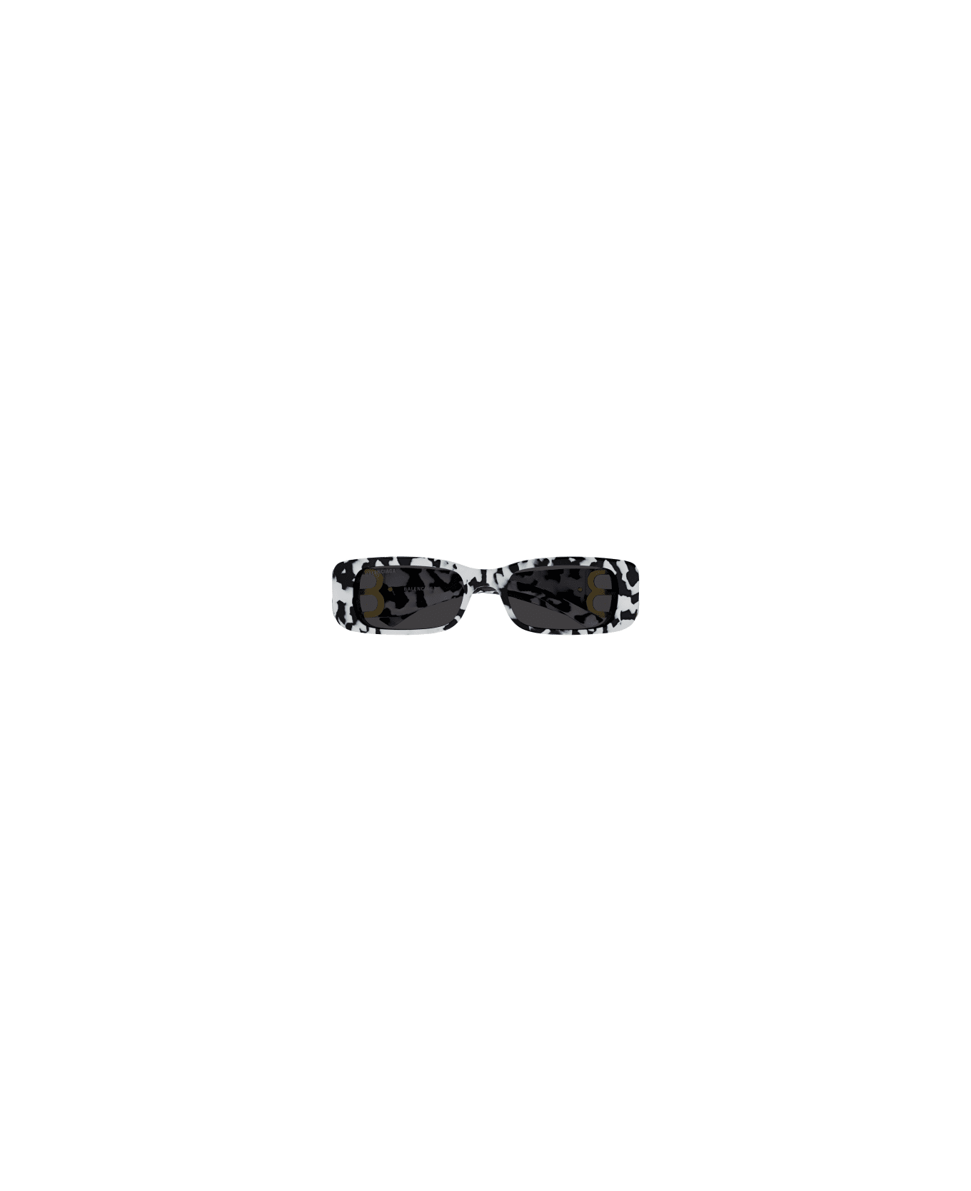 Balenciaga Eyewear 15dn3w20a - Sylvie Web stripe tortoiseshell rectangle-frame sunglasses