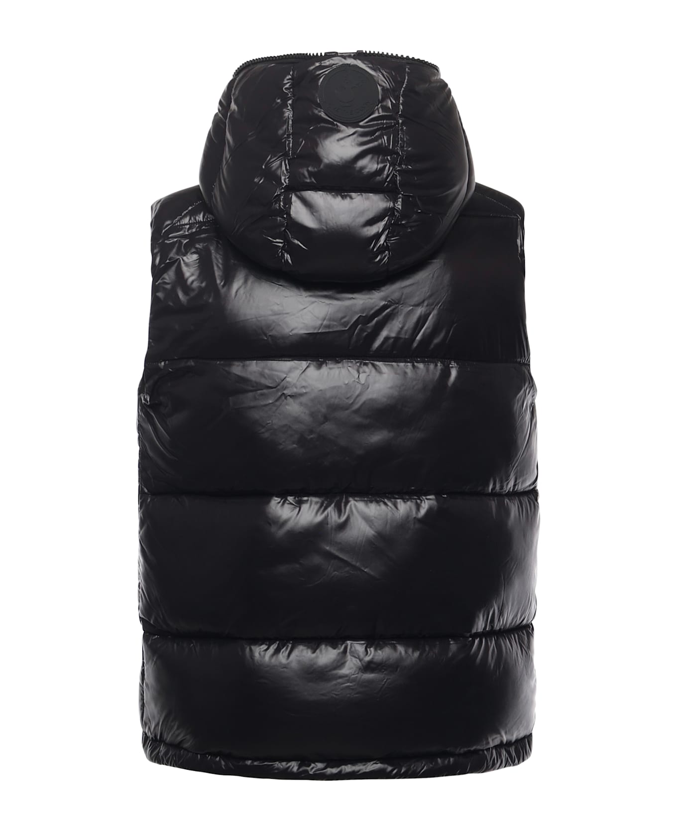 Save the Duck Nylon Padded Vest - Black