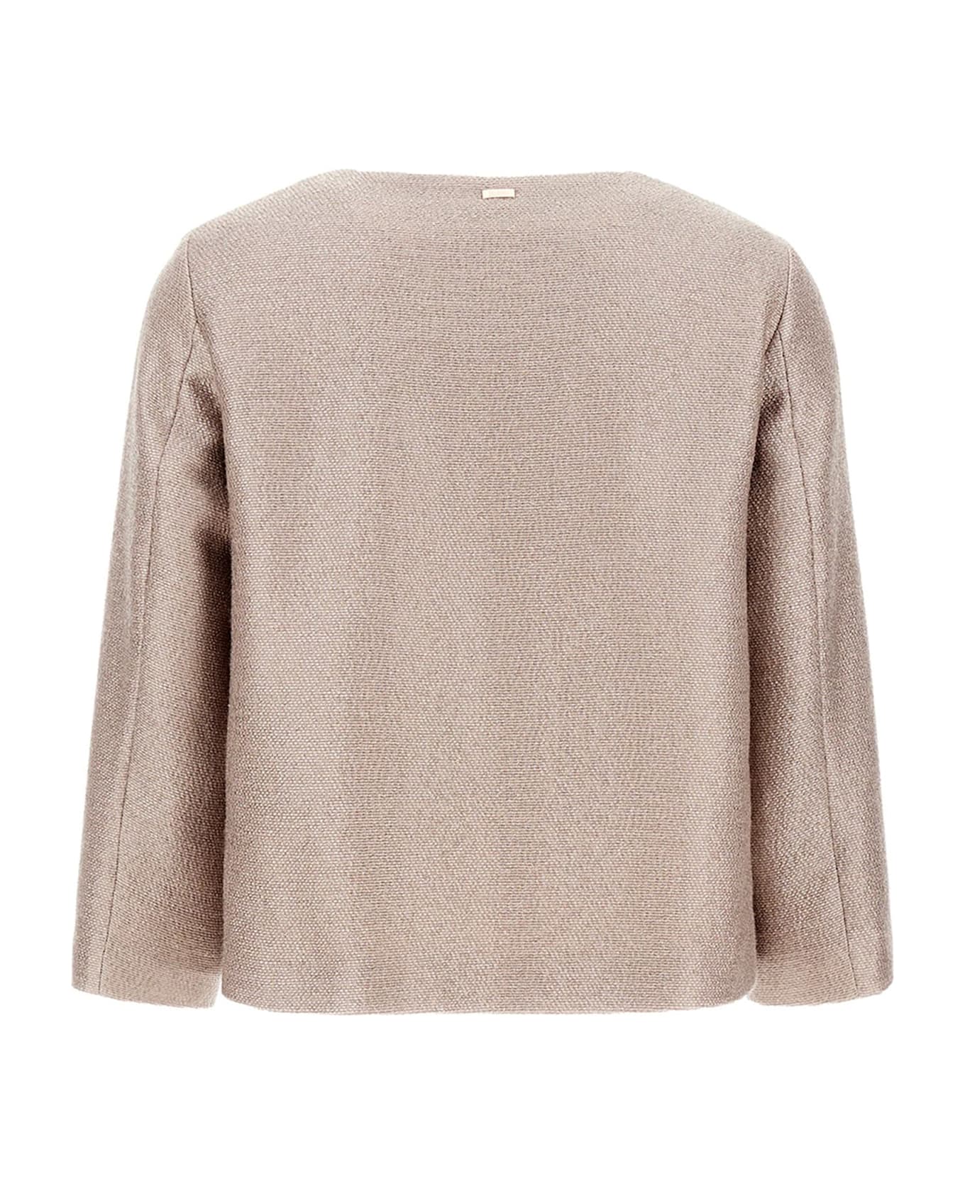 Herno Beige Virgin Wool Jacket - Chantilly
