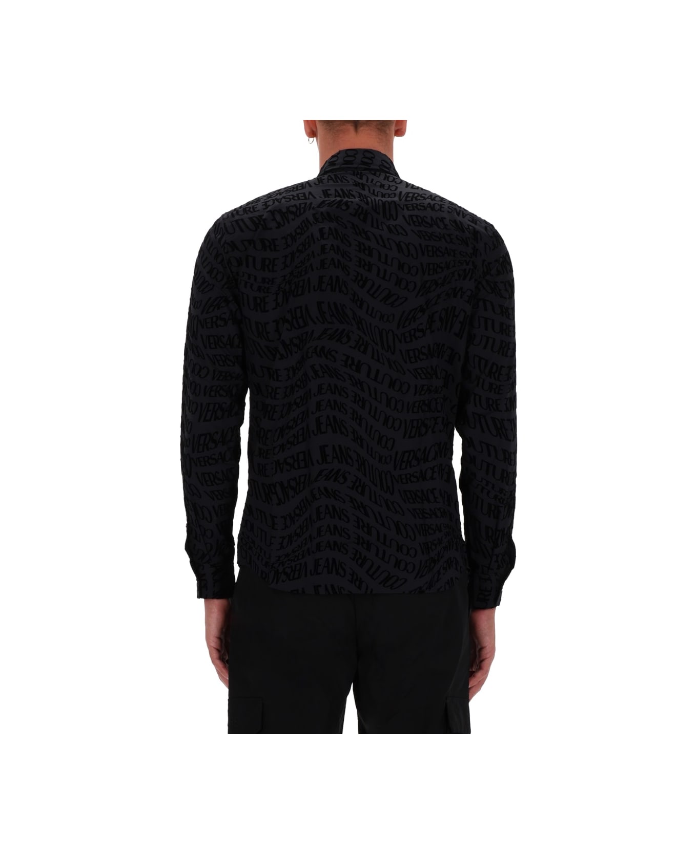 Versace Jeans Couture Printed Shirt - BLACK